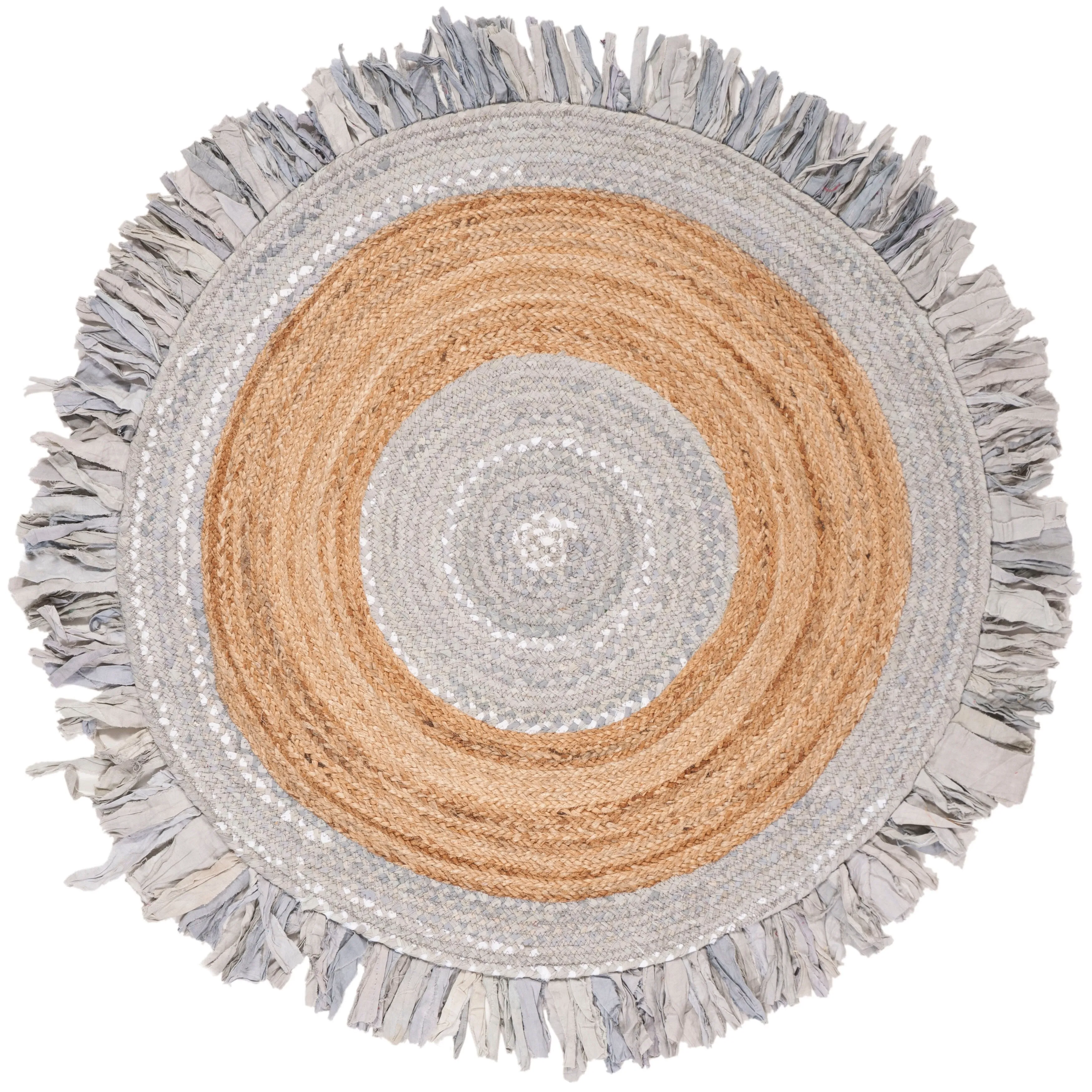 SAFAVIEH Handmade Cape Cod Wobke Jute Rug with Fringe