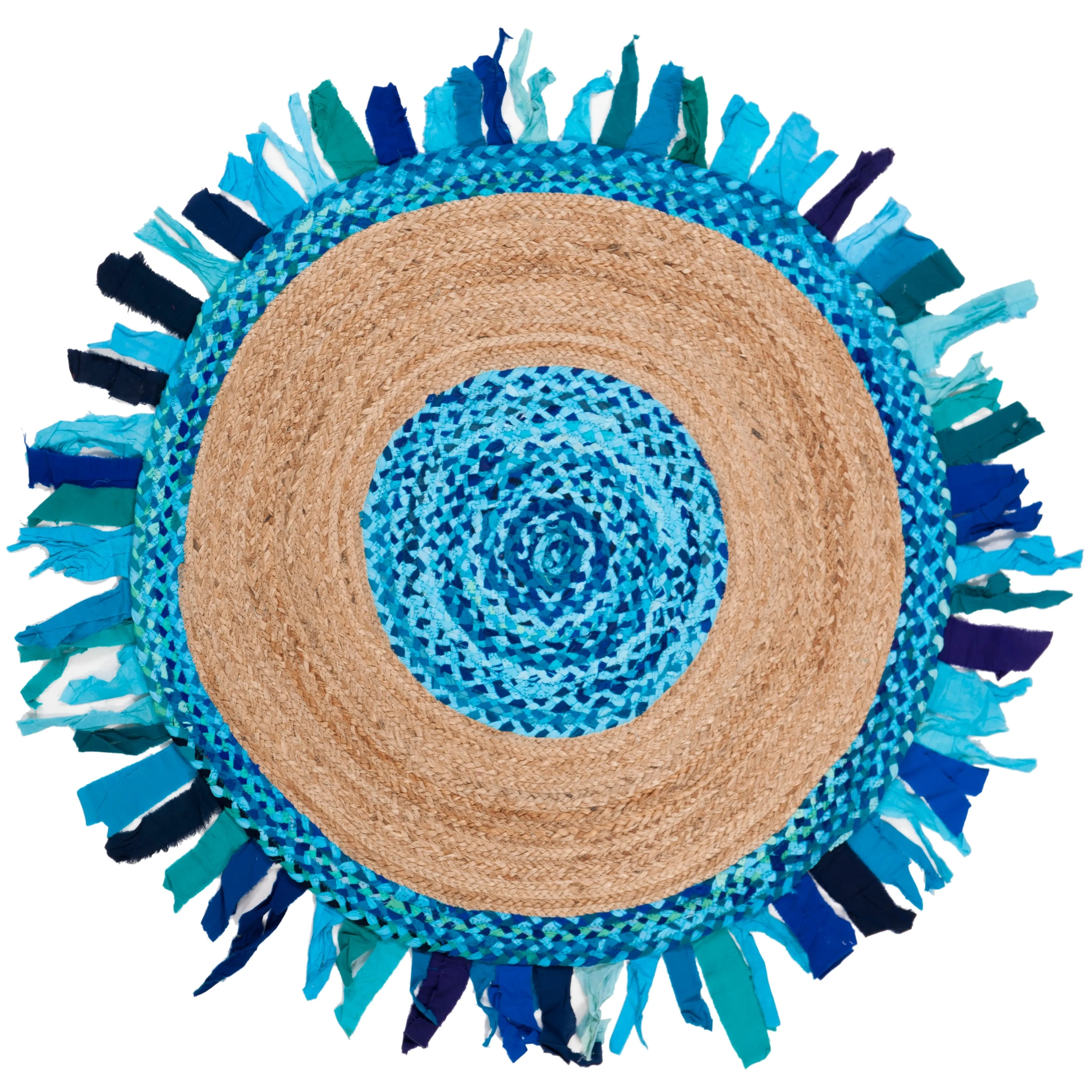 SAFAVIEH Handmade Cape Cod Wobke Jute Rug with Fringe