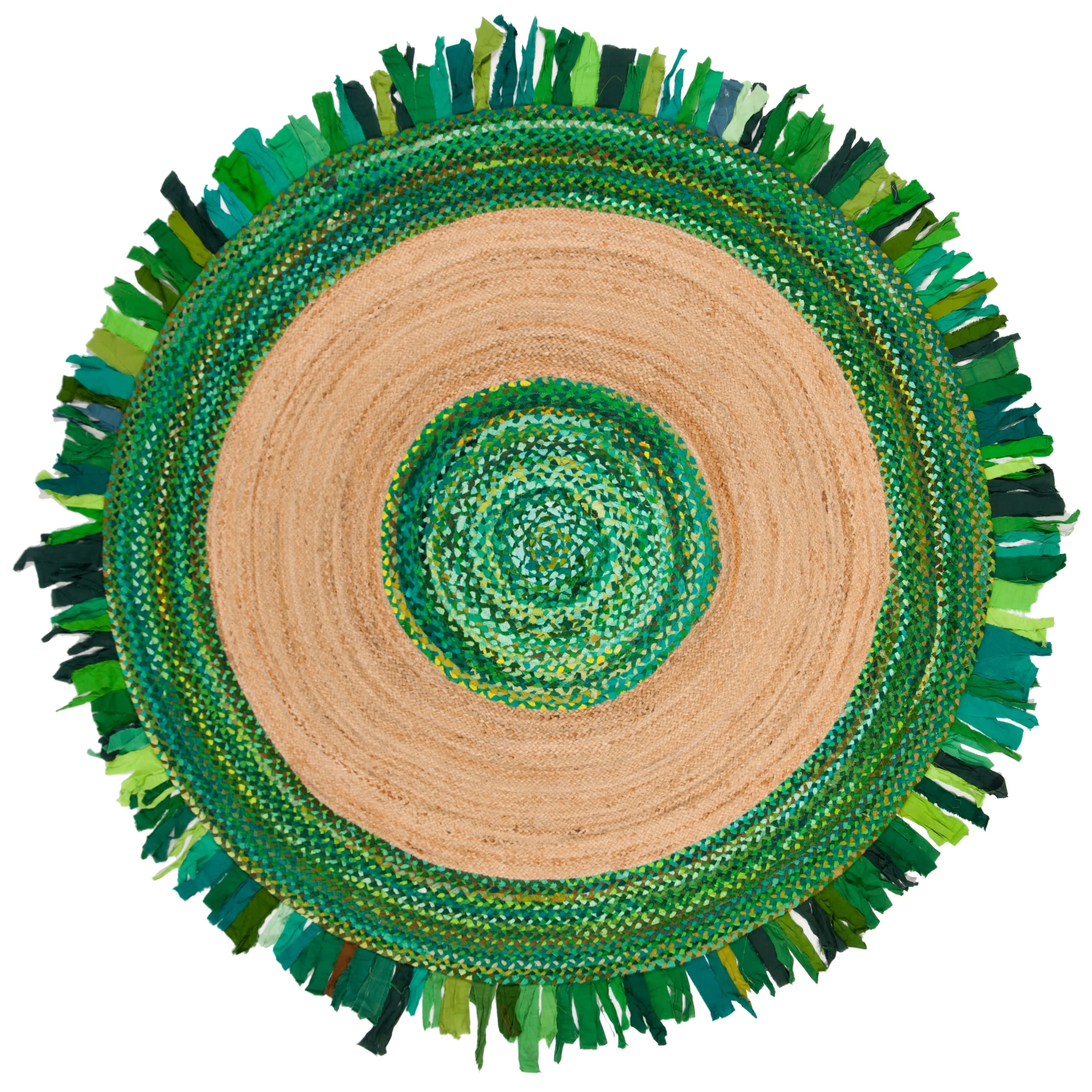 SAFAVIEH Handmade Cape Cod Wobke Jute Rug with Fringe