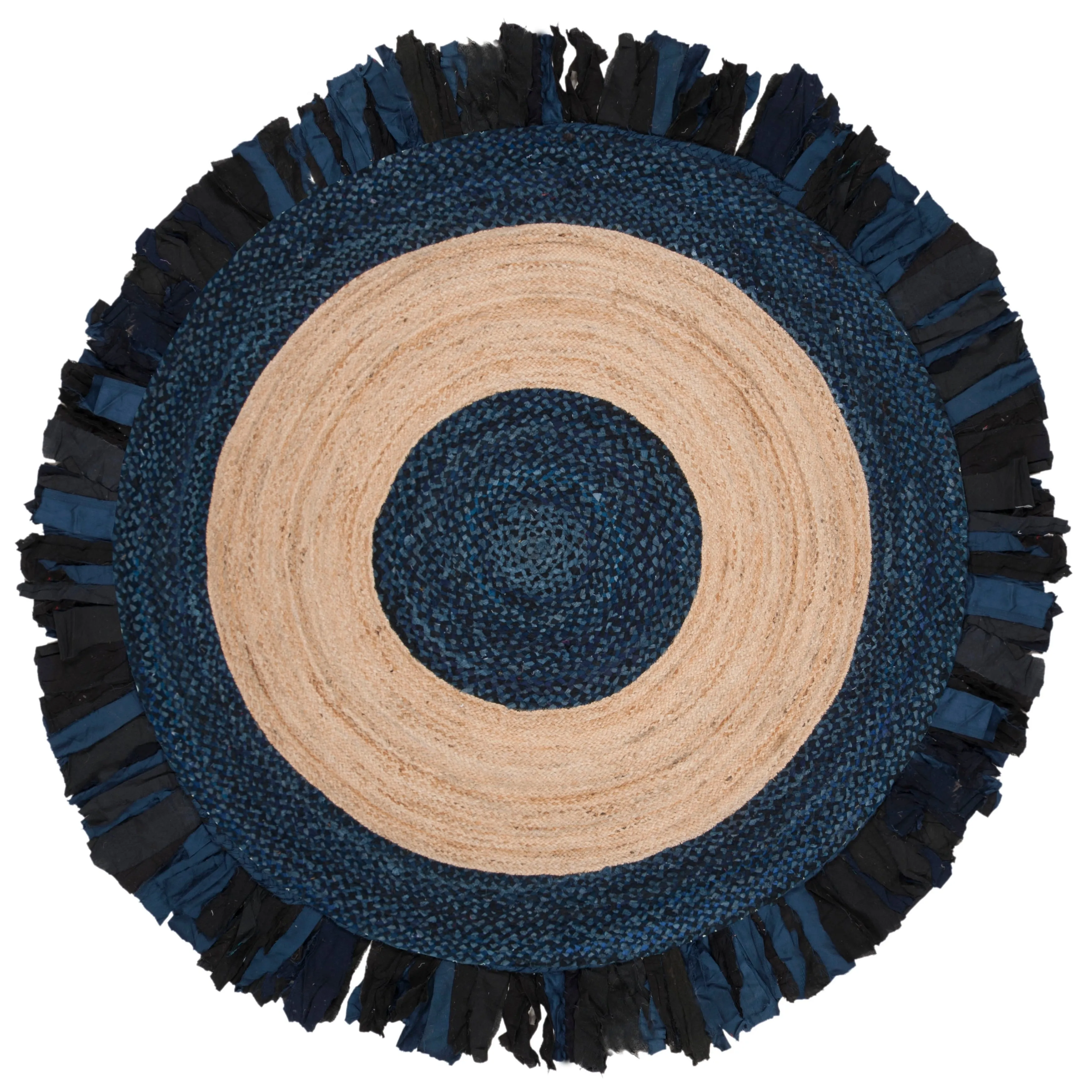 SAFAVIEH Handmade Cape Cod Wobke Jute Rug with Fringe