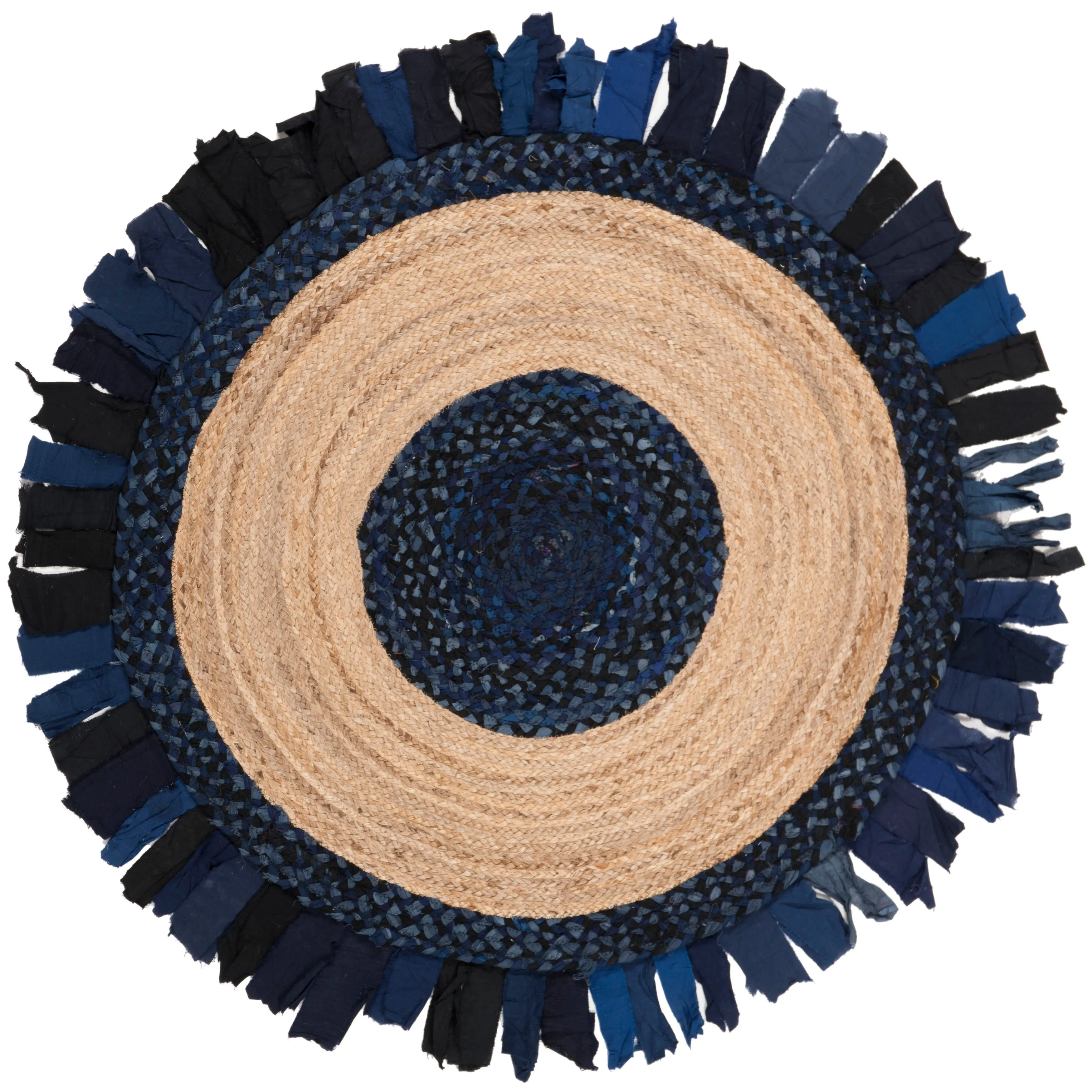 SAFAVIEH Handmade Cape Cod Wobke Jute Rug with Fringe