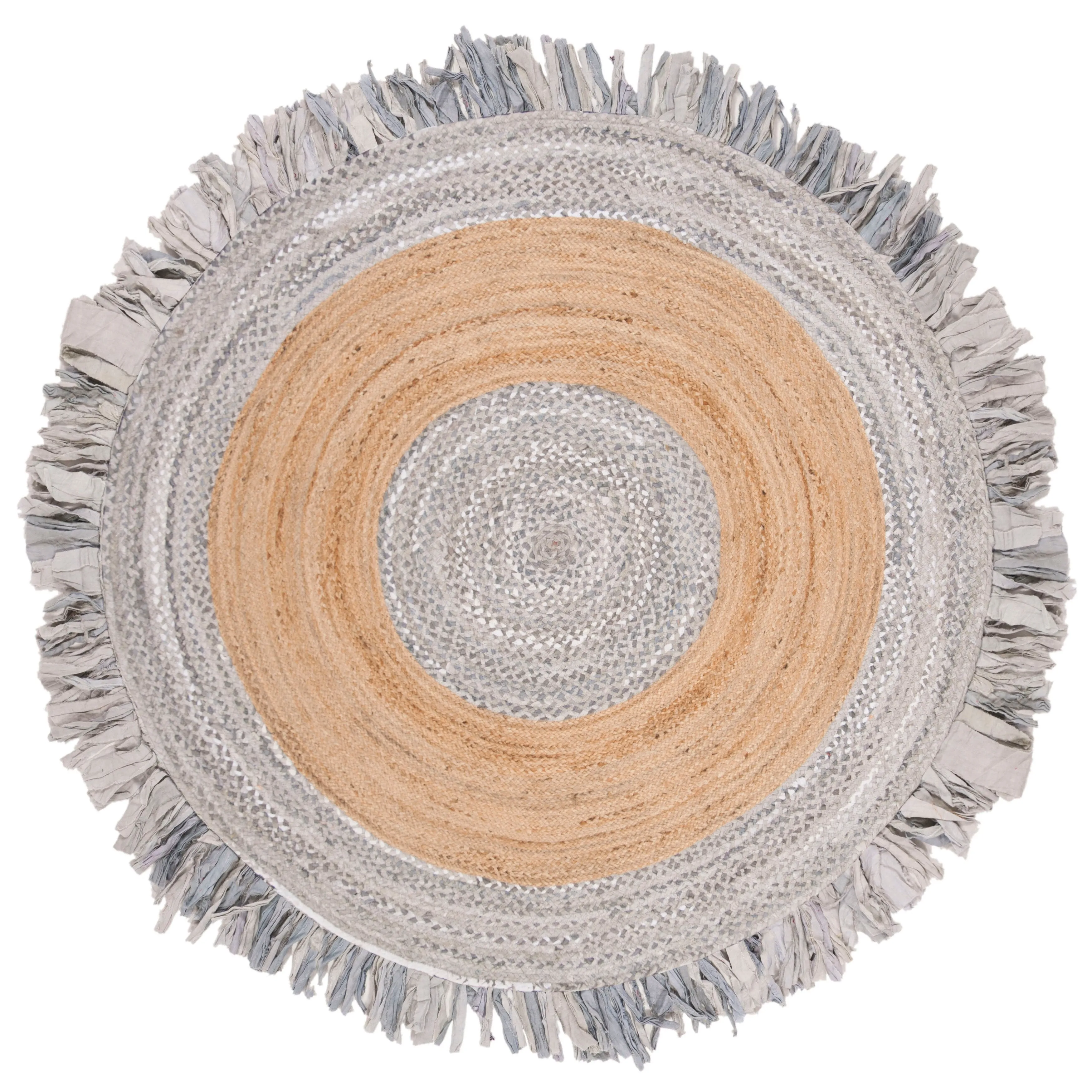 SAFAVIEH Handmade Cape Cod Wobke Jute Rug with Fringe
