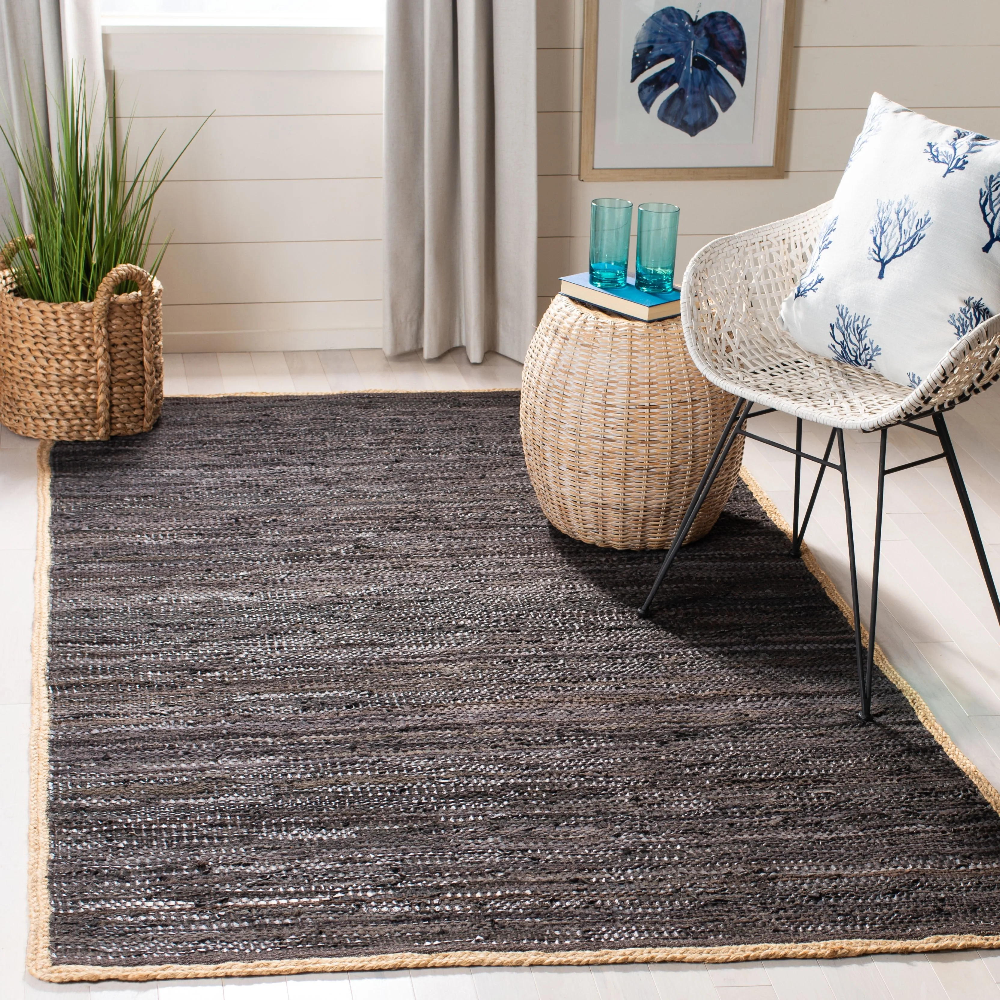 SAFAVIEH Handmade Cape Cod Xanum Coastal Jute Rug