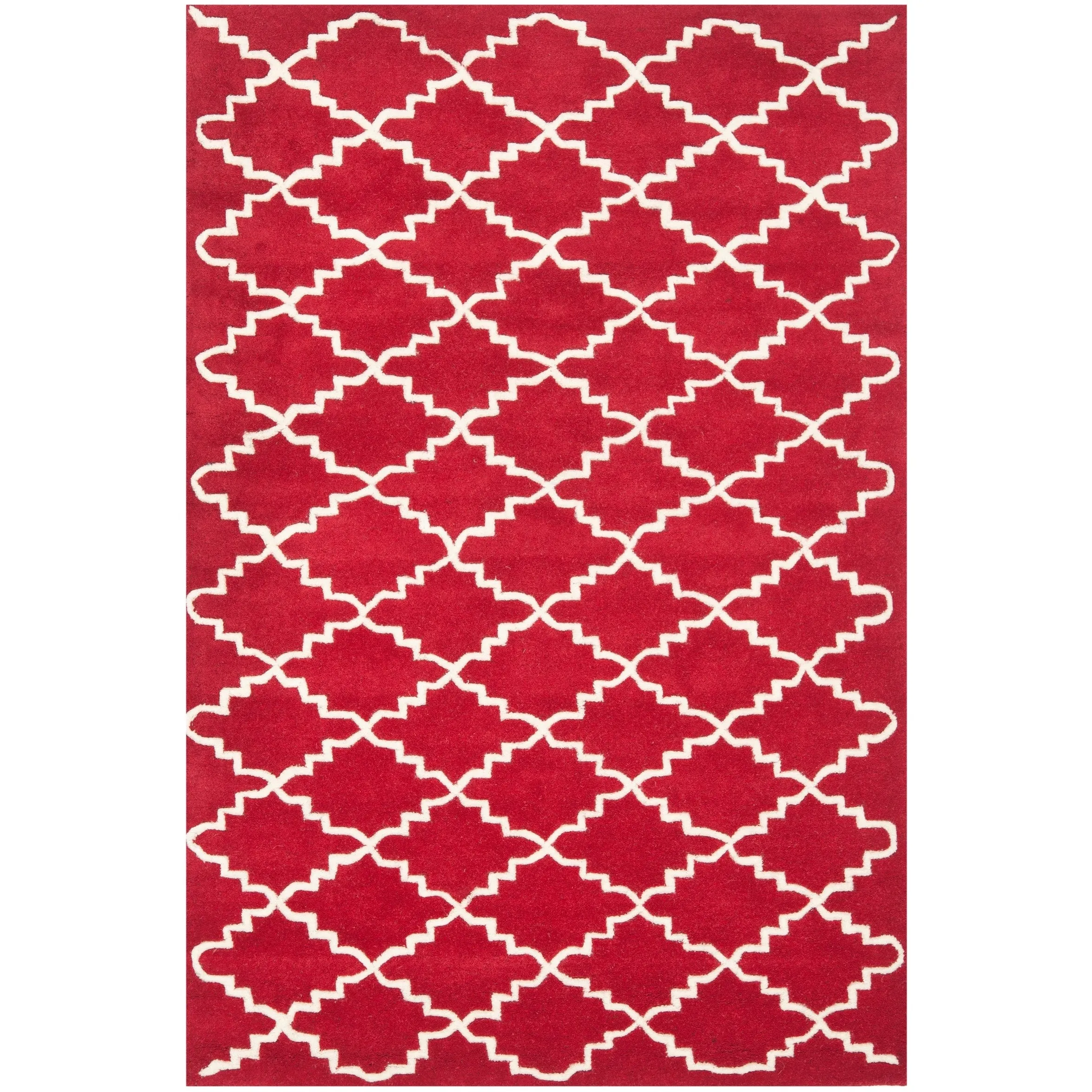 SAFAVIEH Handmade Chatham Slavna Modern Moroccan Wool Rug