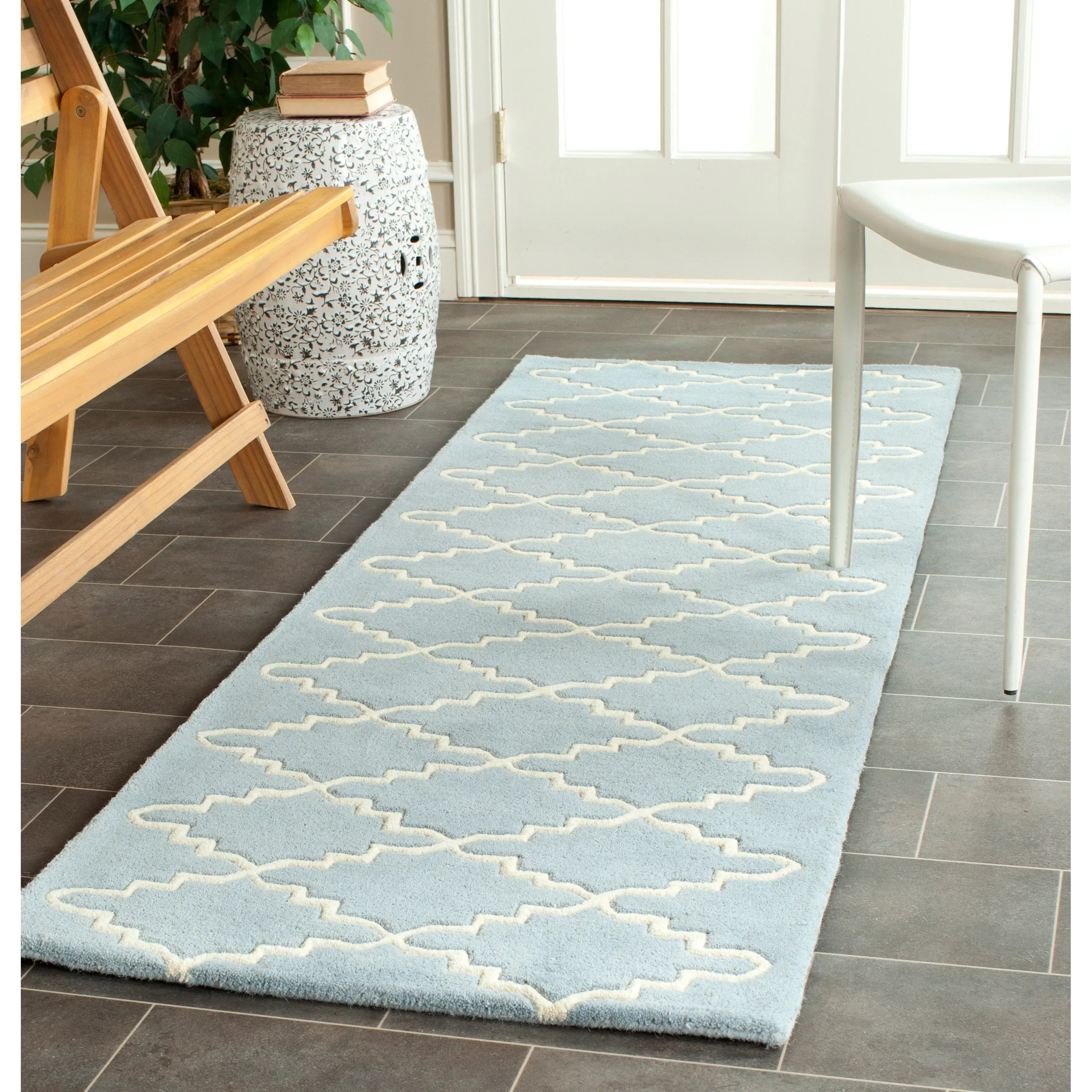 SAFAVIEH Handmade Chatham Slavna Modern Moroccan Wool Rug