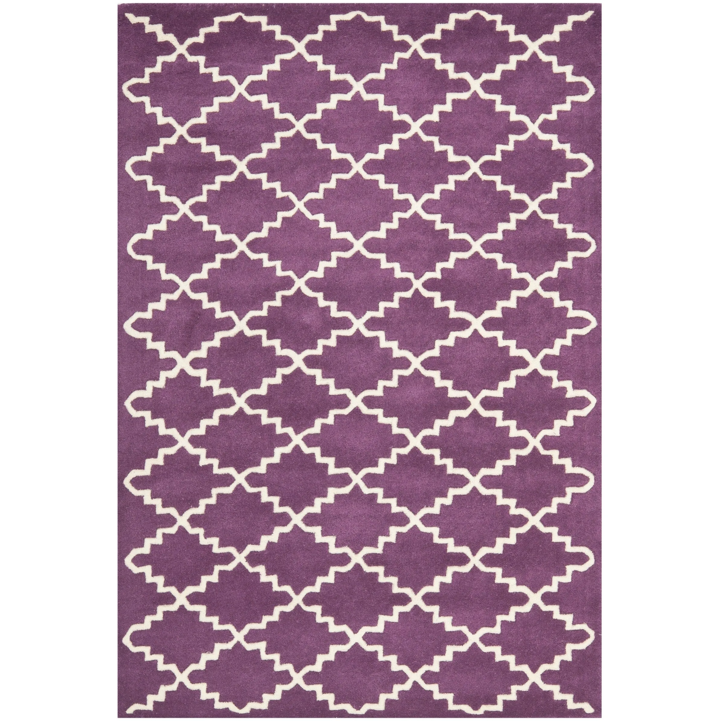 SAFAVIEH Handmade Chatham Slavna Modern Moroccan Wool Rug