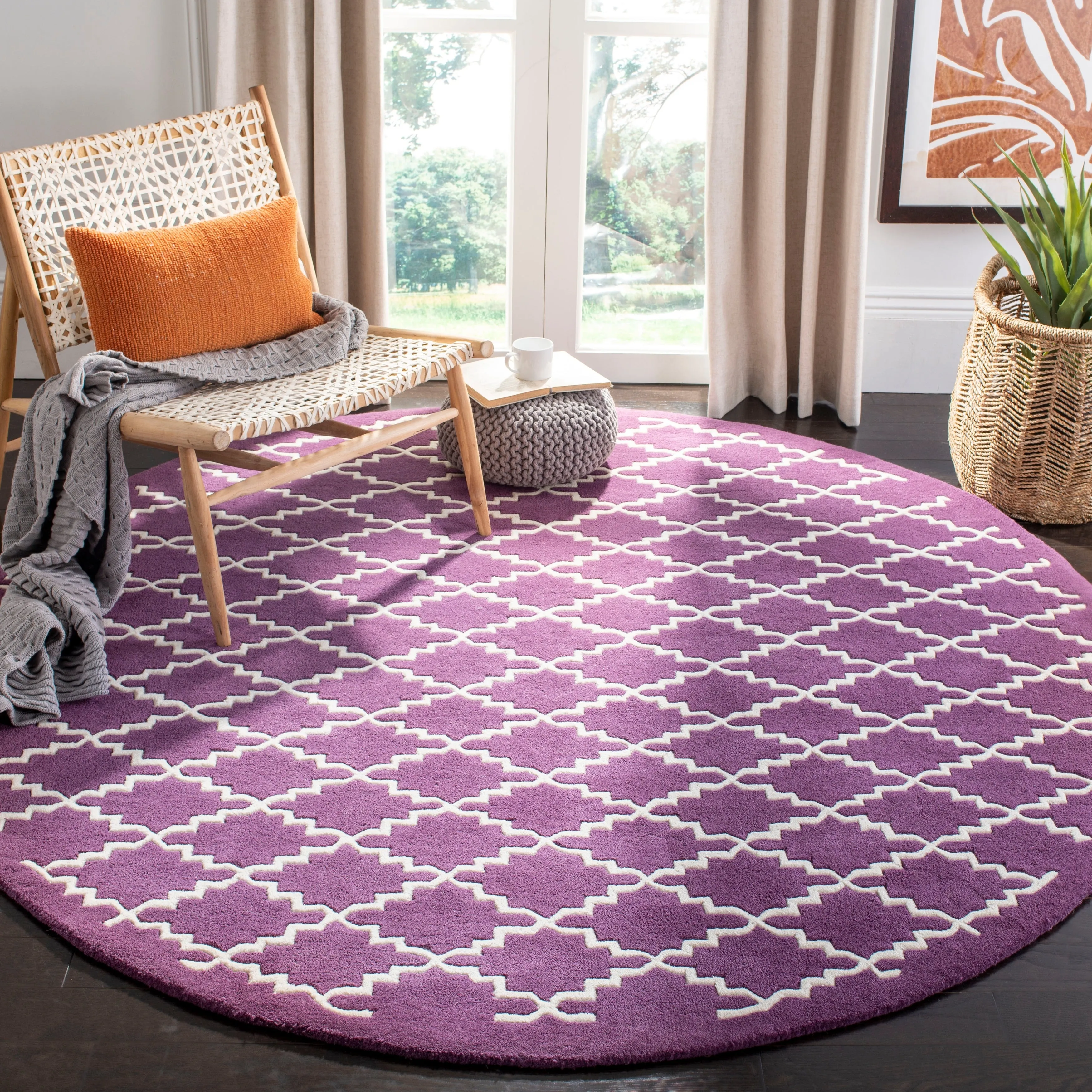 SAFAVIEH Handmade Chatham Slavna Modern Moroccan Wool Rug