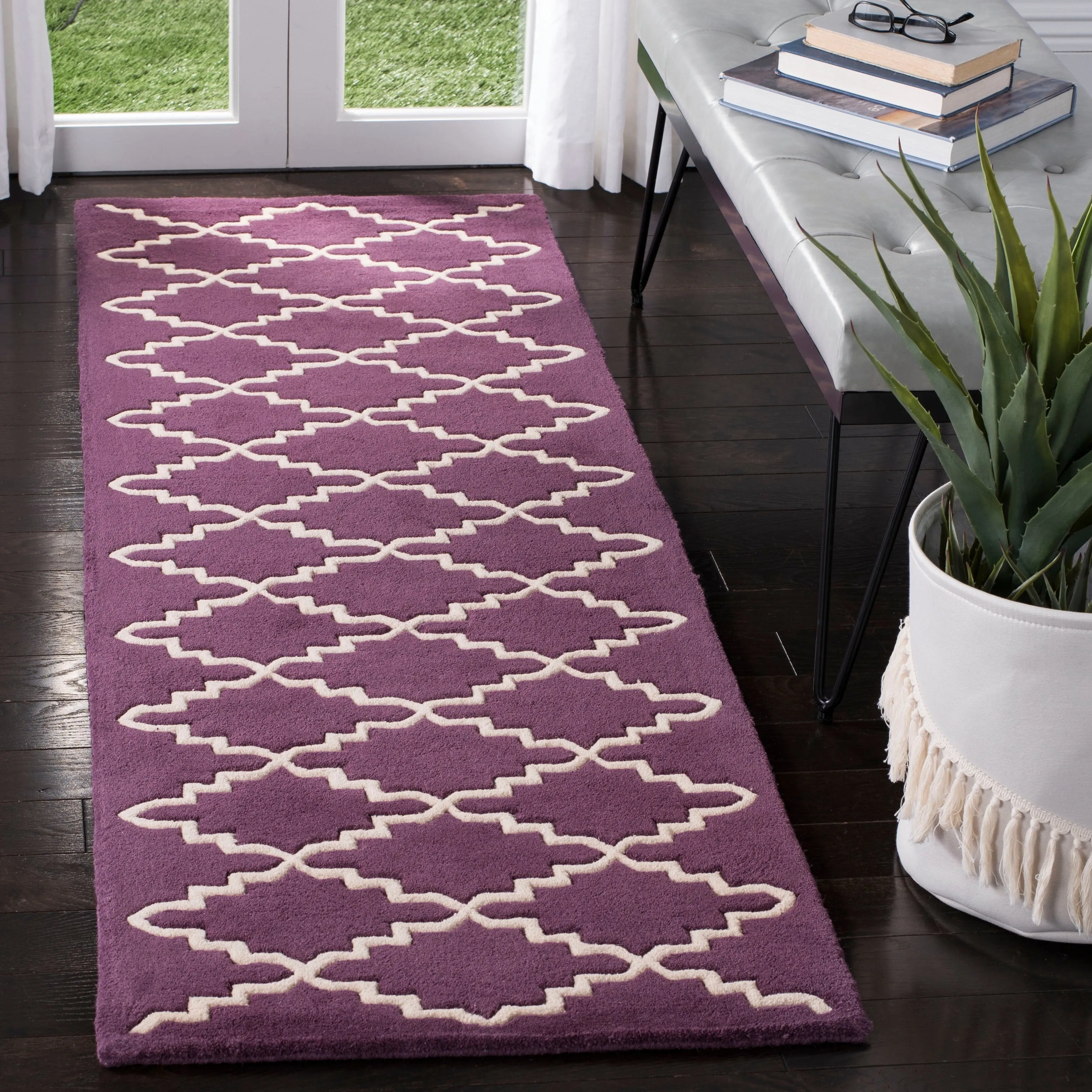 SAFAVIEH Handmade Chatham Slavna Modern Moroccan Wool Rug