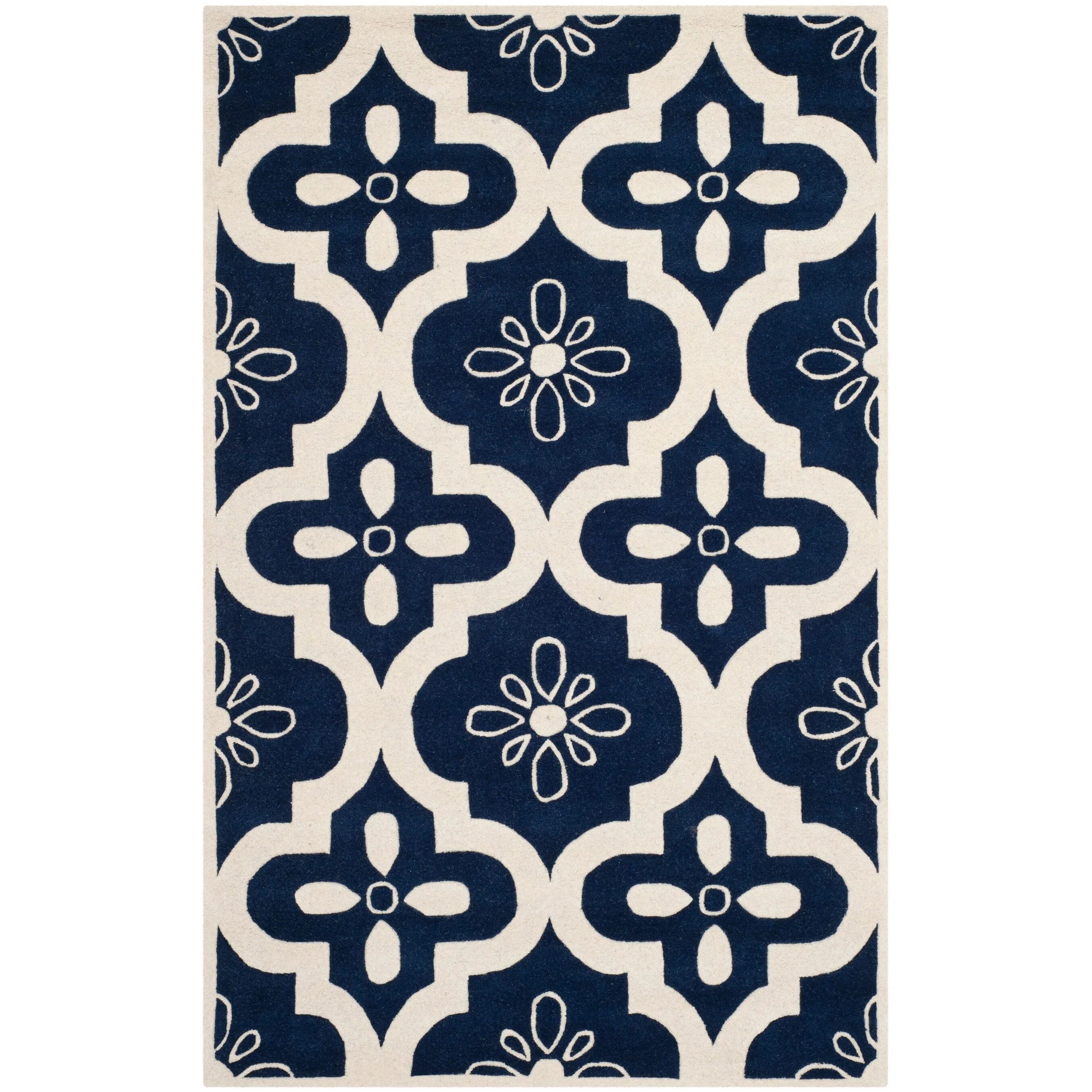 SAFAVIEH Handmade Chatham Traudel Modern Moroccan Wool Rug
