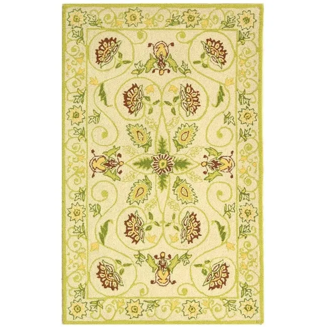 SAFAVIEH Handmade Chelsea Alecsandra French Country Wool Rug