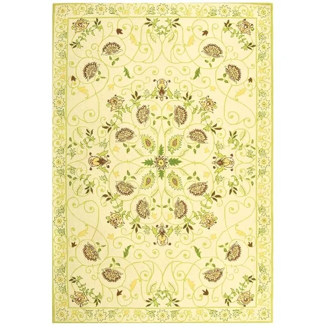 SAFAVIEH Handmade Chelsea Alecsandra French Country Wool Rug