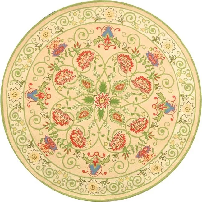 SAFAVIEH Handmade Chelsea Alecsandra French Country Wool Rug
