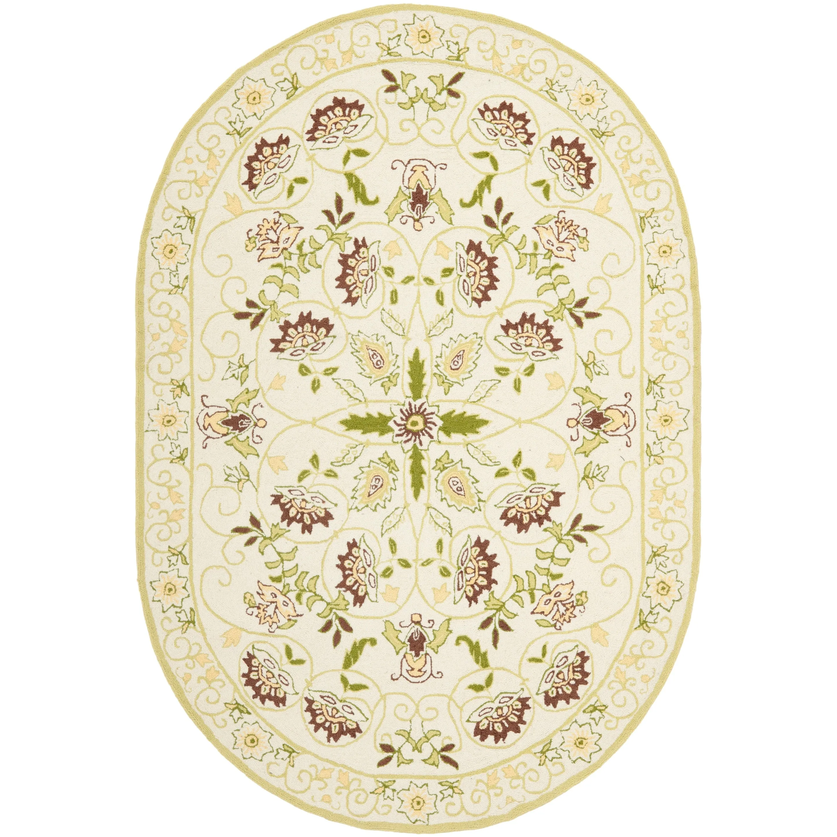 SAFAVIEH Handmade Chelsea Alecsandra French Country Wool Rug
