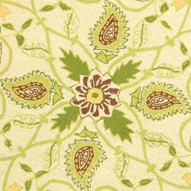 SAFAVIEH Handmade Chelsea Alecsandra French Country Wool Rug