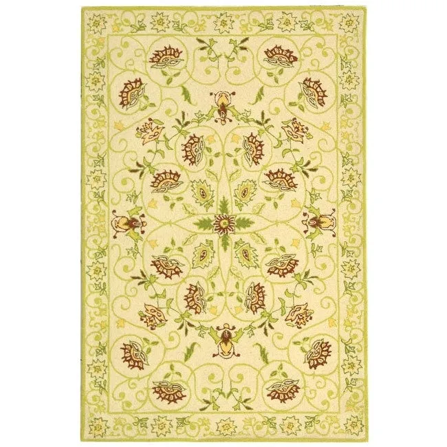 SAFAVIEH Handmade Chelsea Alecsandra French Country Wool Rug