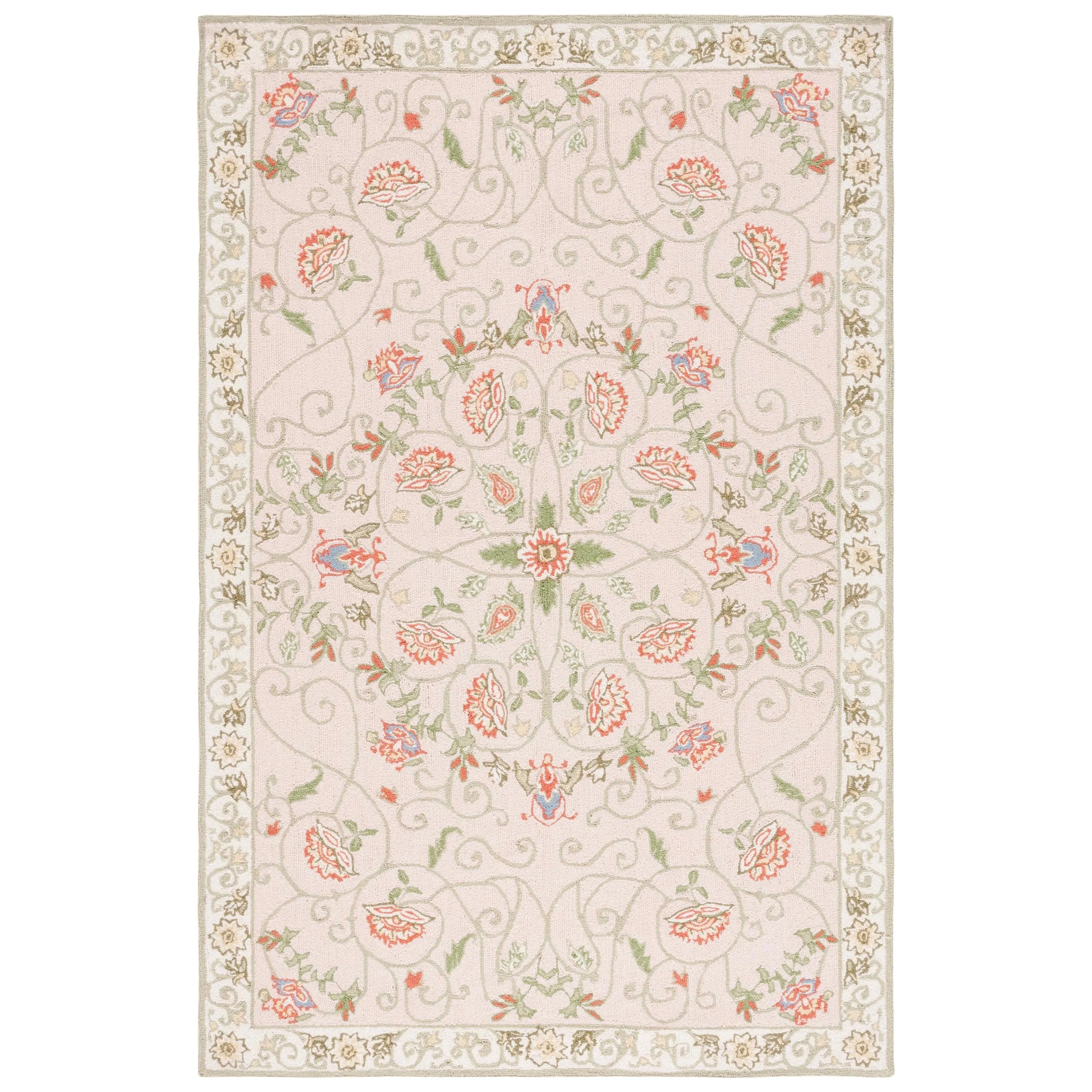 SAFAVIEH Handmade Chelsea Alecsandra French Country Wool Rug