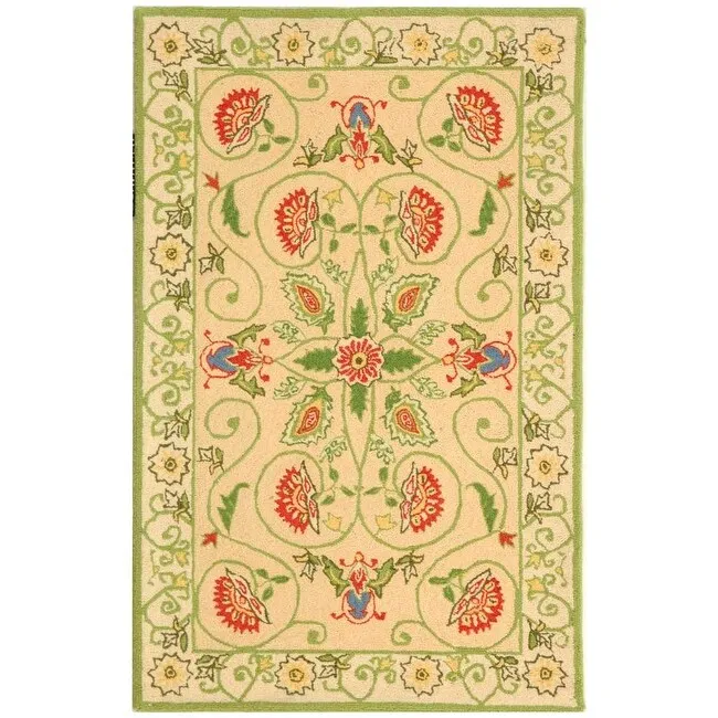 SAFAVIEH Handmade Chelsea Alecsandra French Country Wool Rug