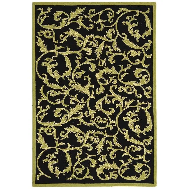 SAFAVIEH Handmade Chelsea Smita French Country Wool Rug