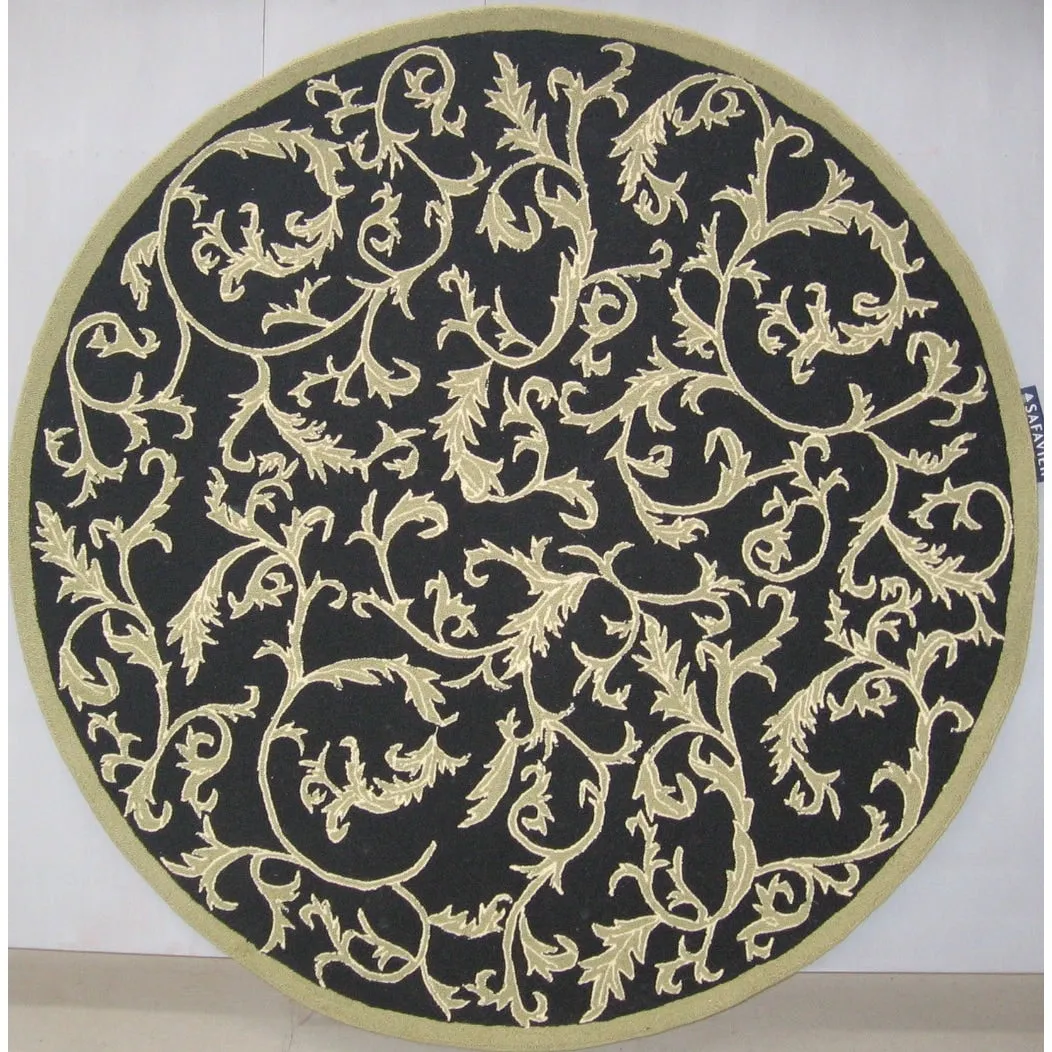 SAFAVIEH Handmade Chelsea Smita French Country Wool Rug