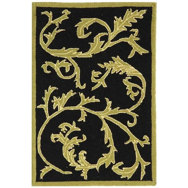 SAFAVIEH Handmade Chelsea Smita French Country Wool Rug