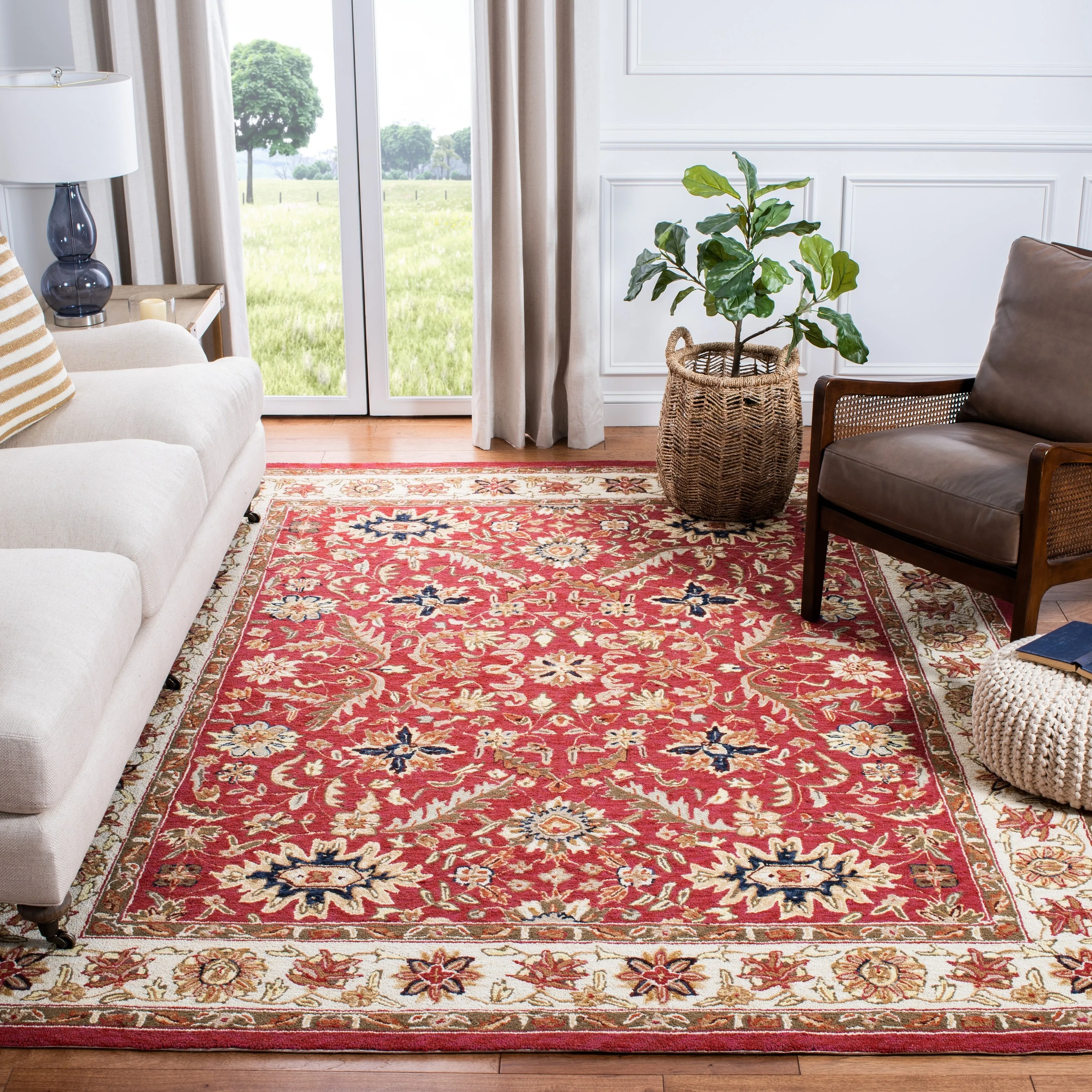 SAFAVIEH Handmade Chelsea Vermont French Country Wool Rug