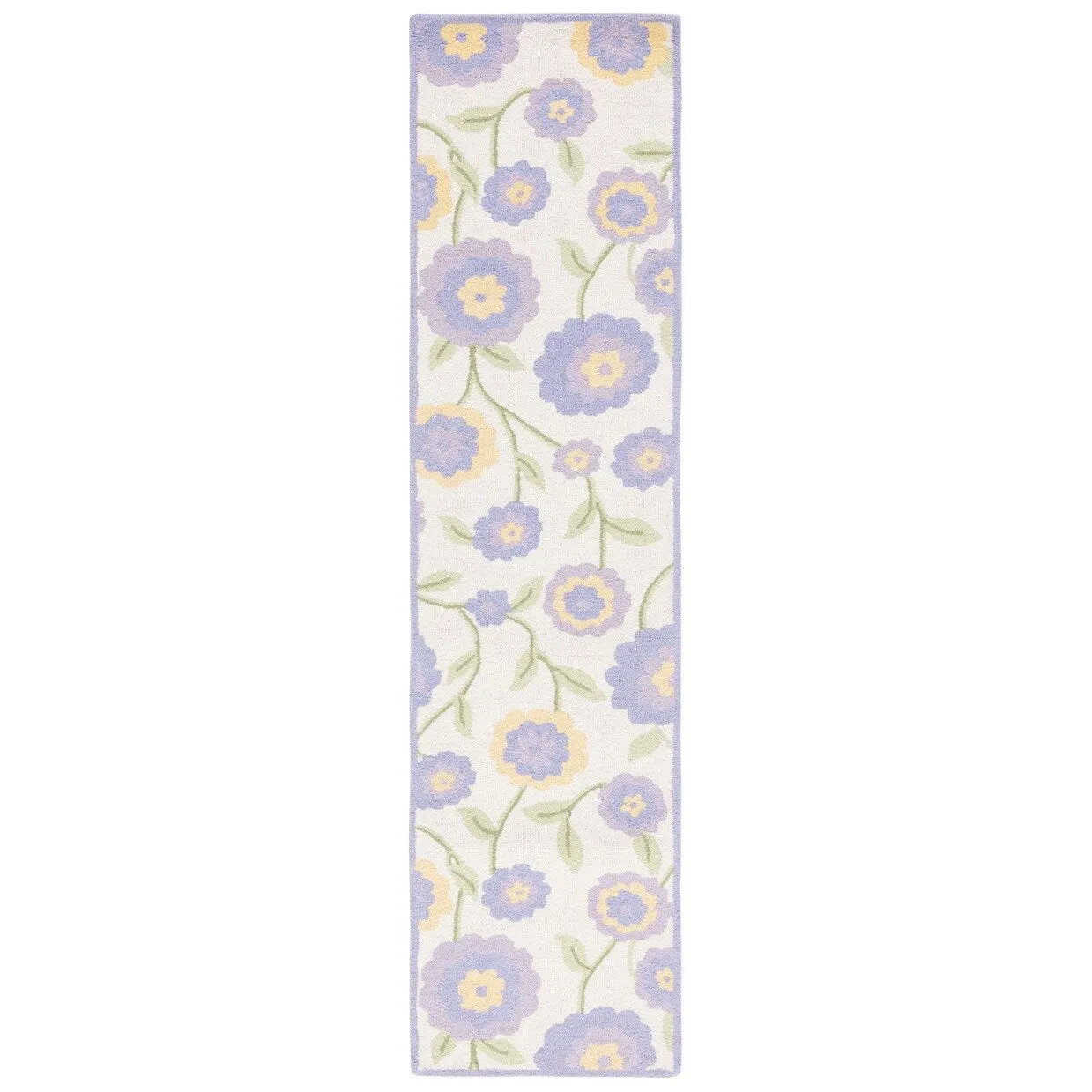 SAFAVIEH Handmade Children's Spring Heidbra Ivory New Zealand Wool Rug