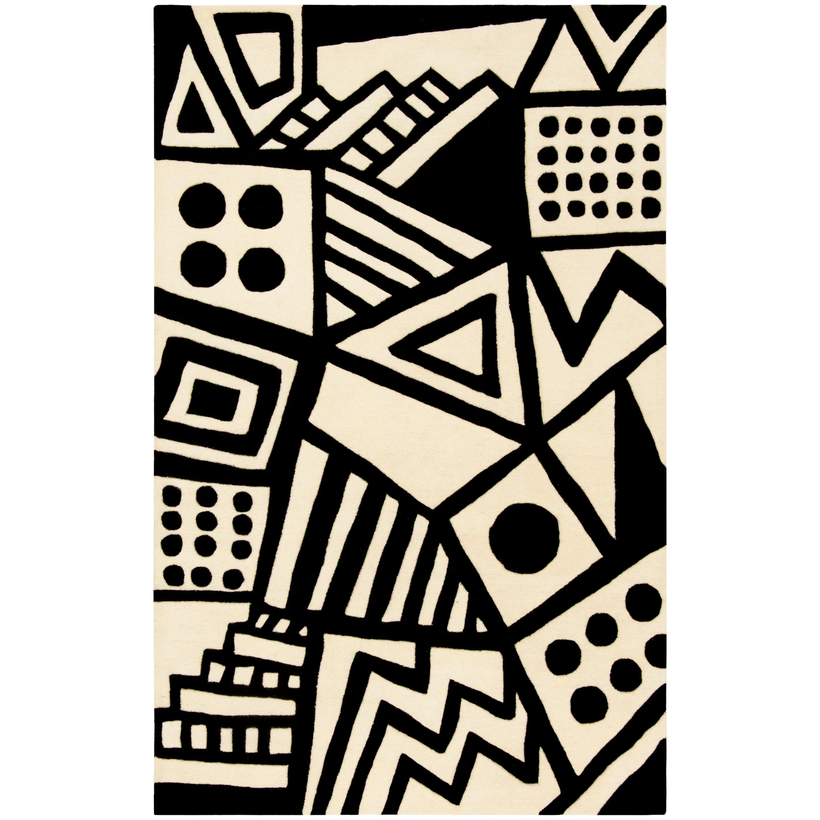 SAFAVIEH Handmade Fifth Avenue Eliina Mid-century Modern Wool Rug