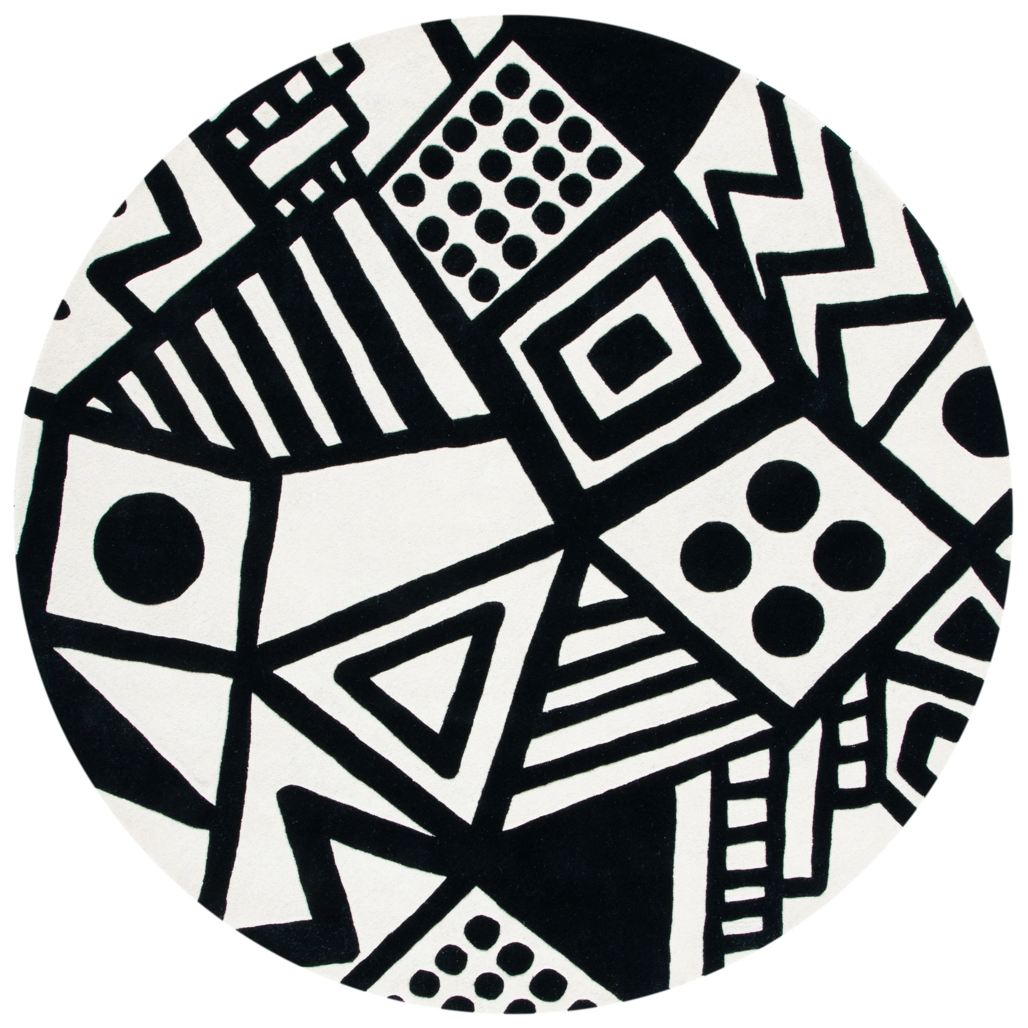 SAFAVIEH Handmade Fifth Avenue Eliina Mid-century Modern Wool Rug