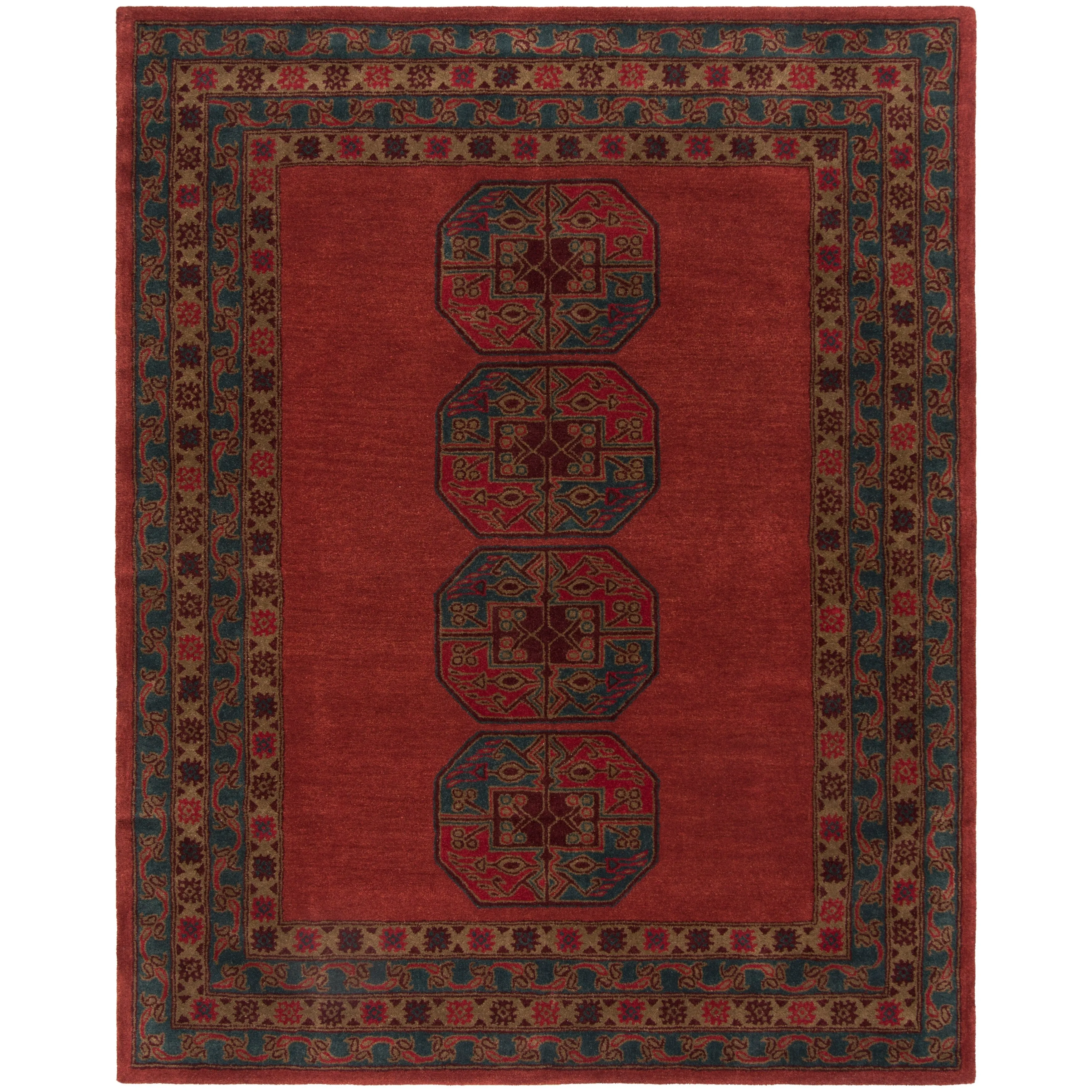 SAFAVIEH Handmade Heritage Katla Traditional Oriental Wool Rug
