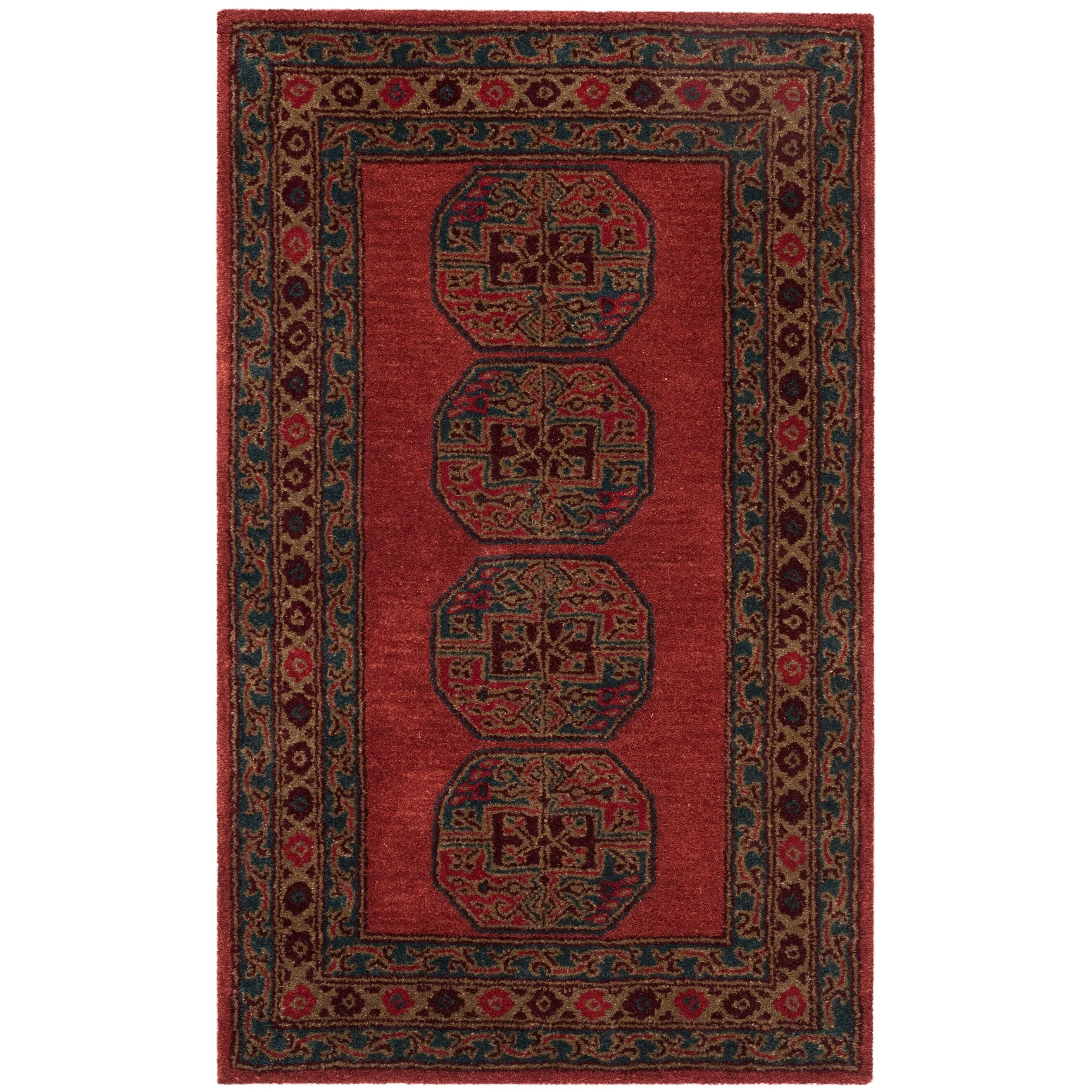 SAFAVIEH Handmade Heritage Katla Traditional Oriental Wool Rug