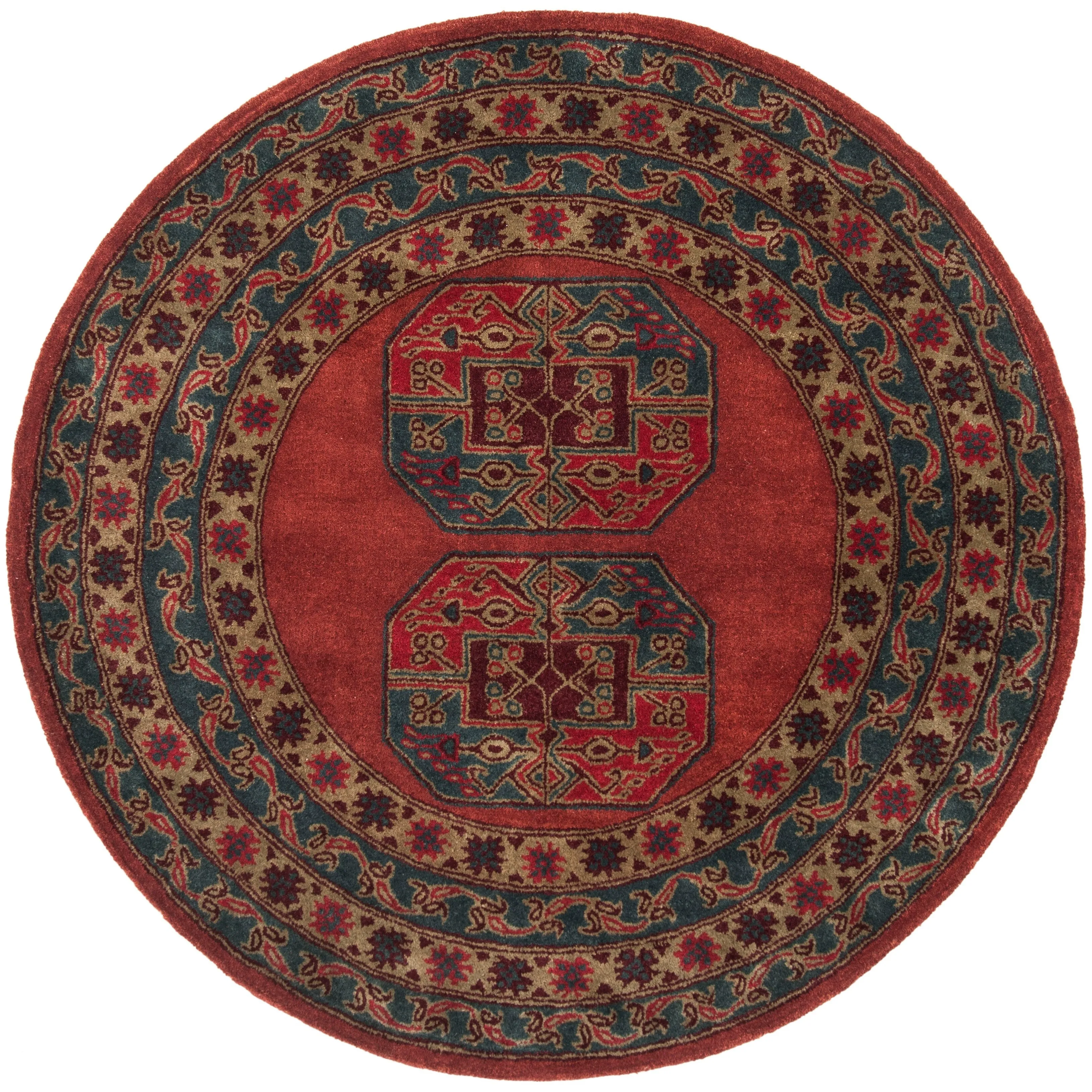 SAFAVIEH Handmade Heritage Katla Traditional Oriental Wool Rug