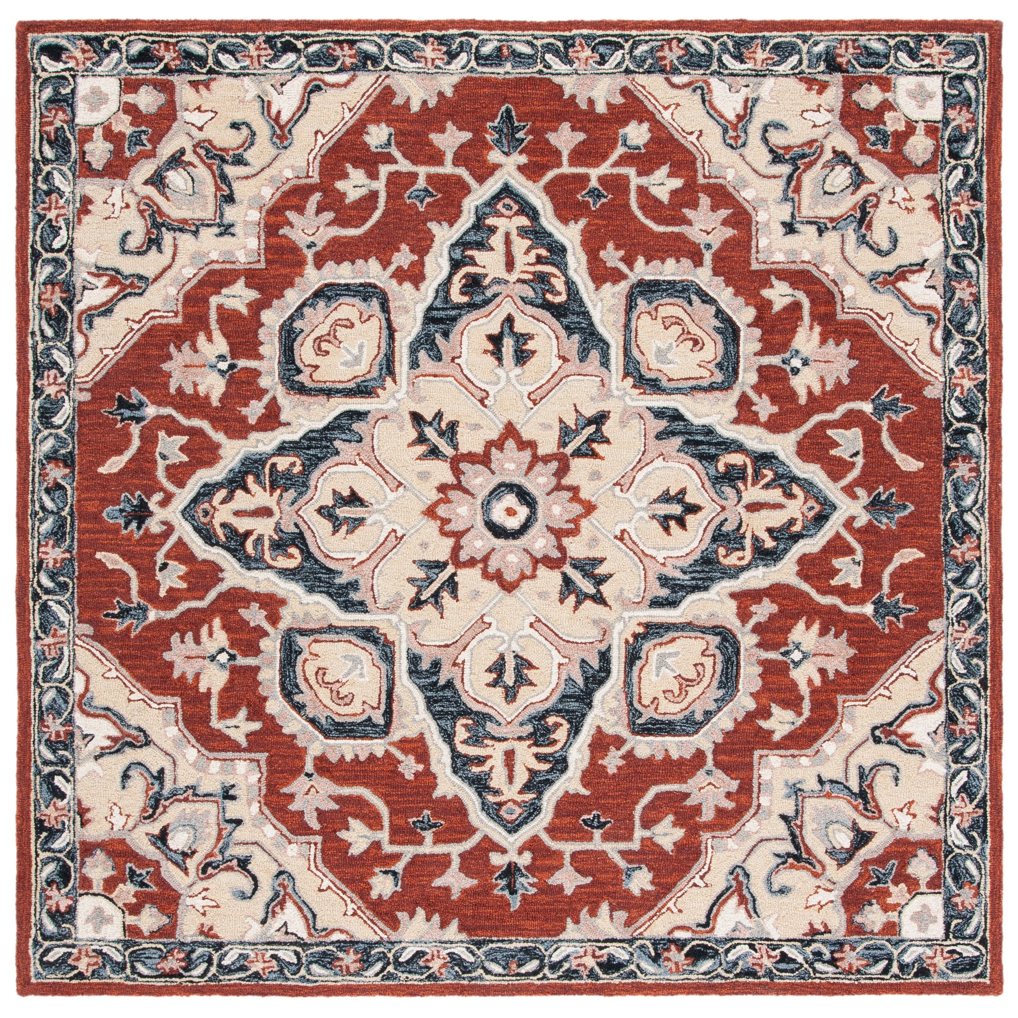 SAFAVIEH Handmade Heritage Marjanca Traditional Wool Rug