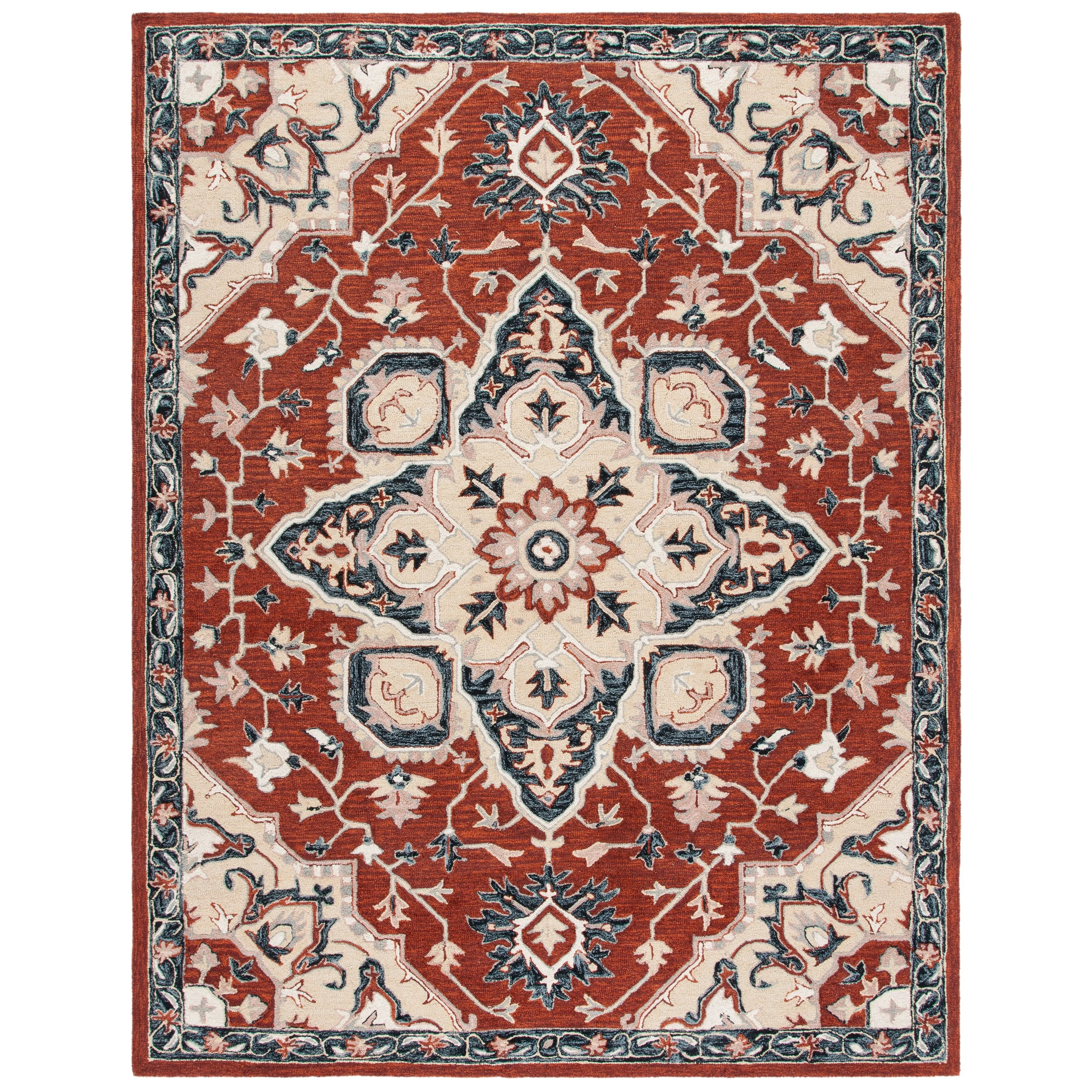 SAFAVIEH Handmade Heritage Marjanca Traditional Wool Rug