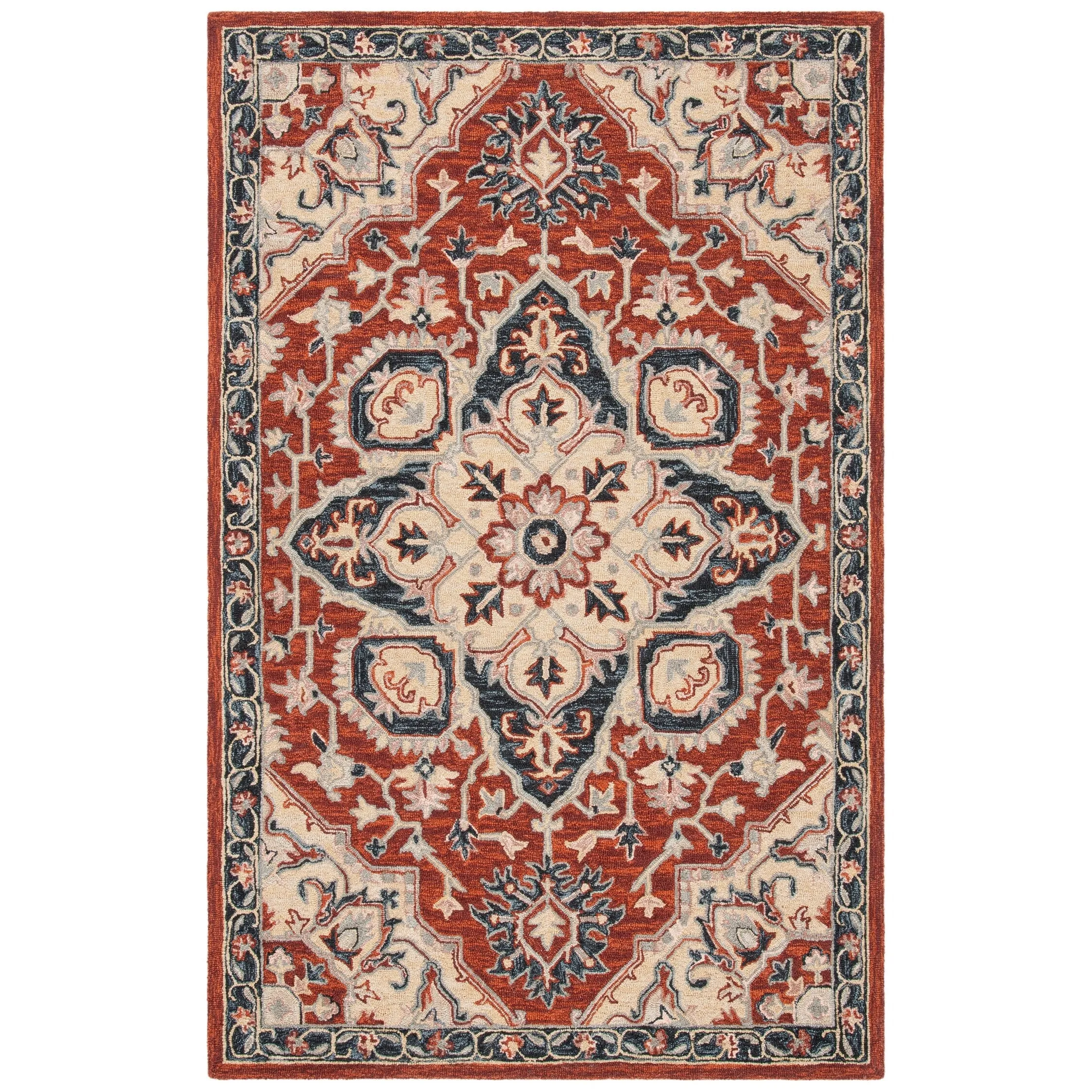 SAFAVIEH Handmade Heritage Marjanca Traditional Wool Rug