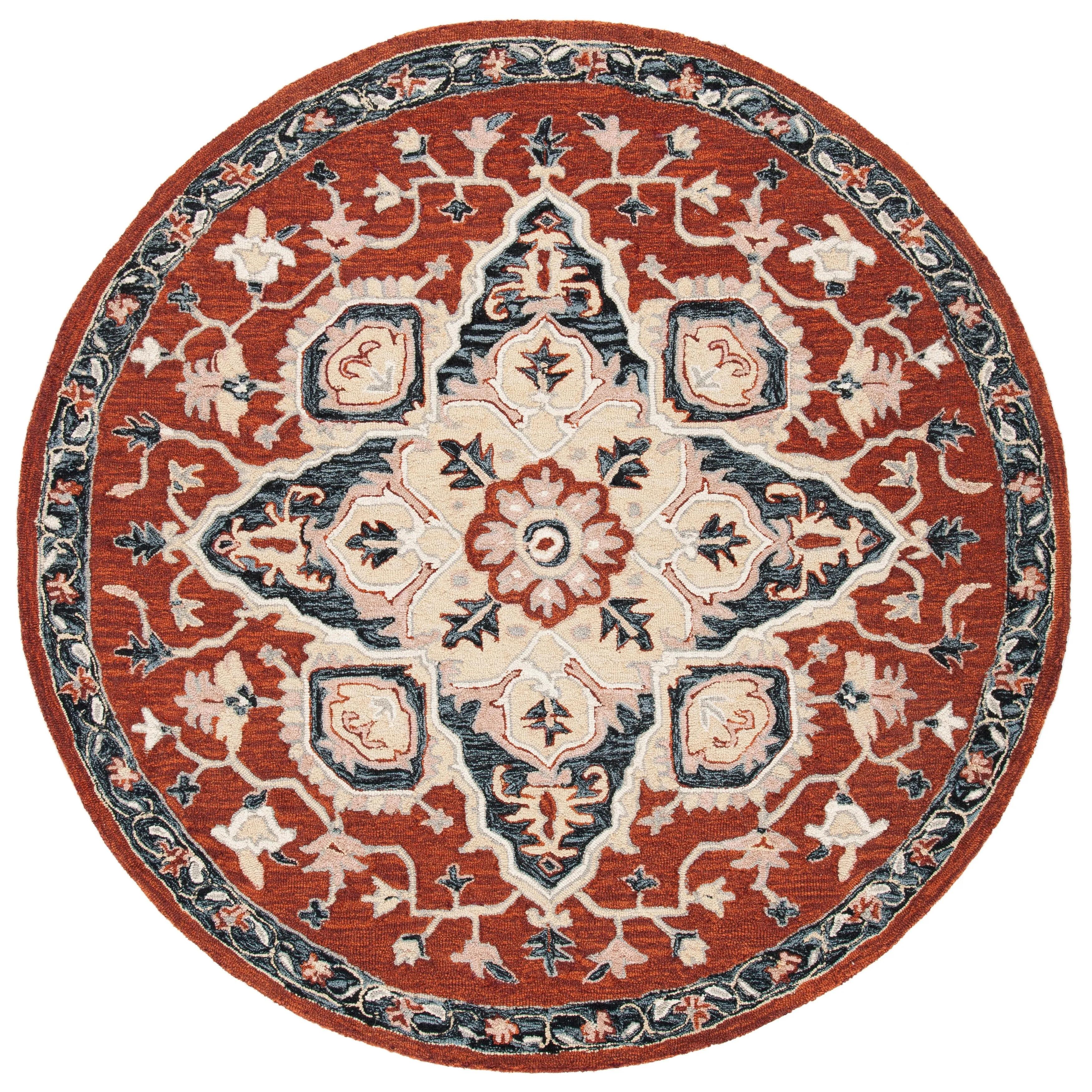 SAFAVIEH Handmade Heritage Marjanca Traditional Wool Rug