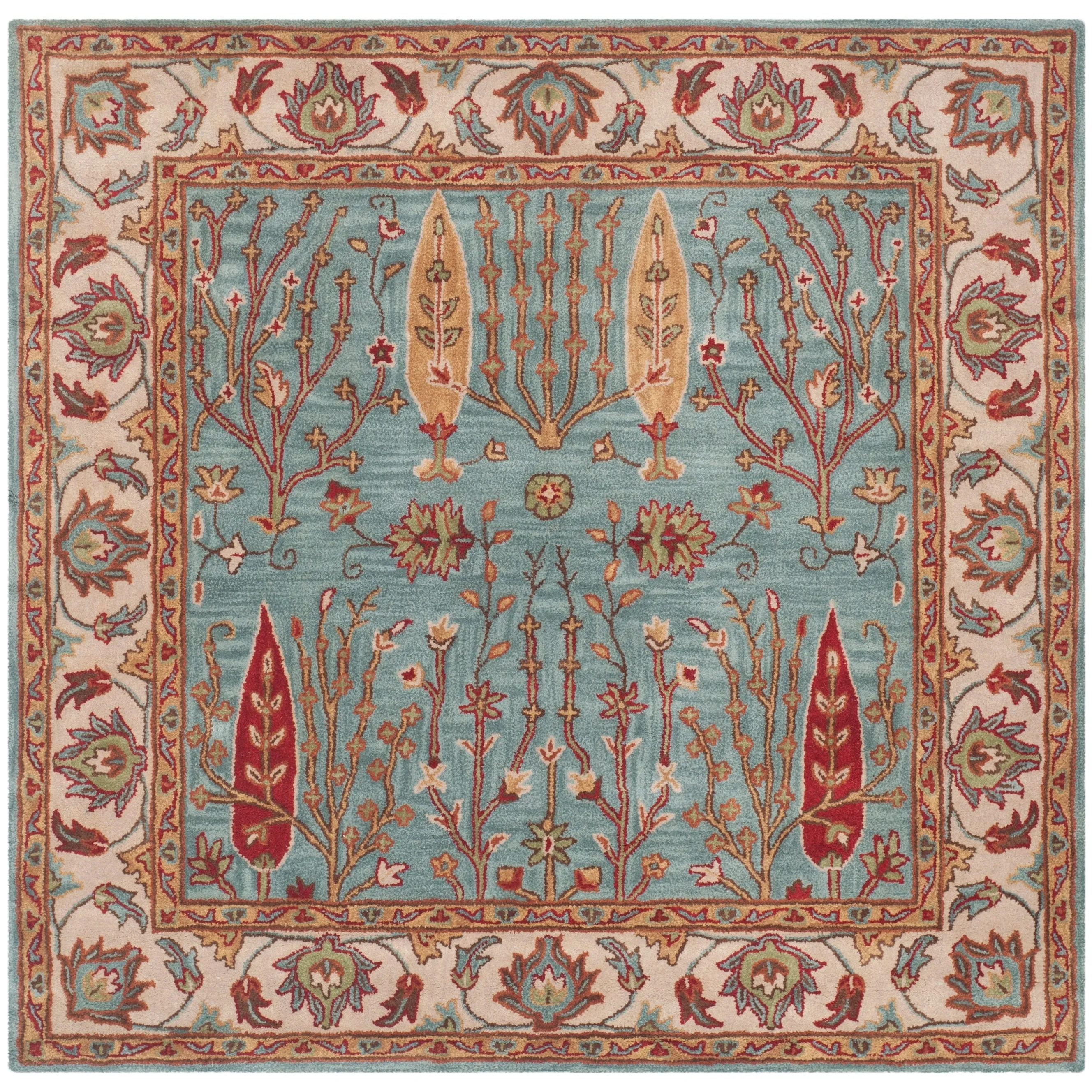 SAFAVIEH Handmade Heritage Sweet Heart Traditional Oriental Wool Rug