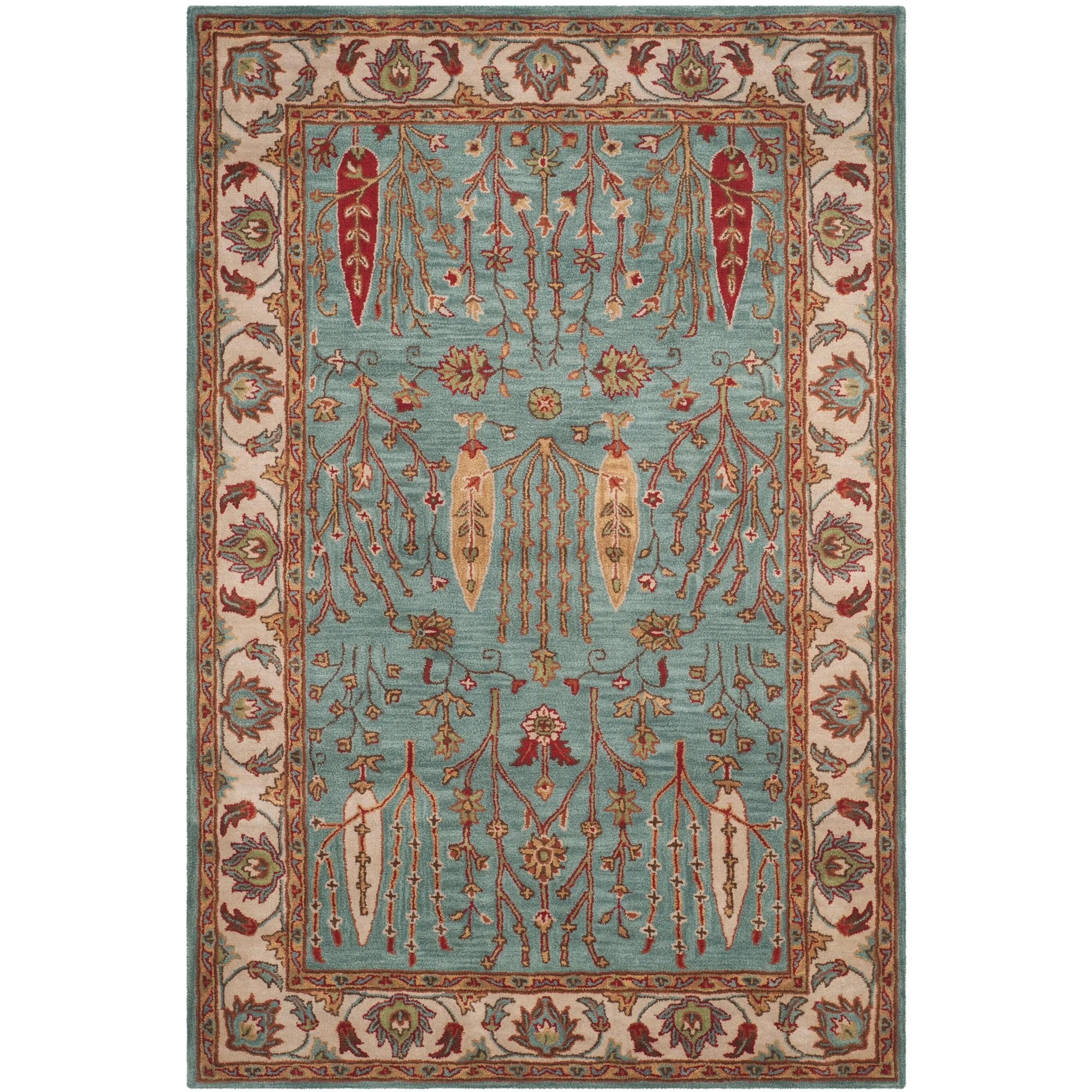 SAFAVIEH Handmade Heritage Sweet Heart Traditional Oriental Wool Rug