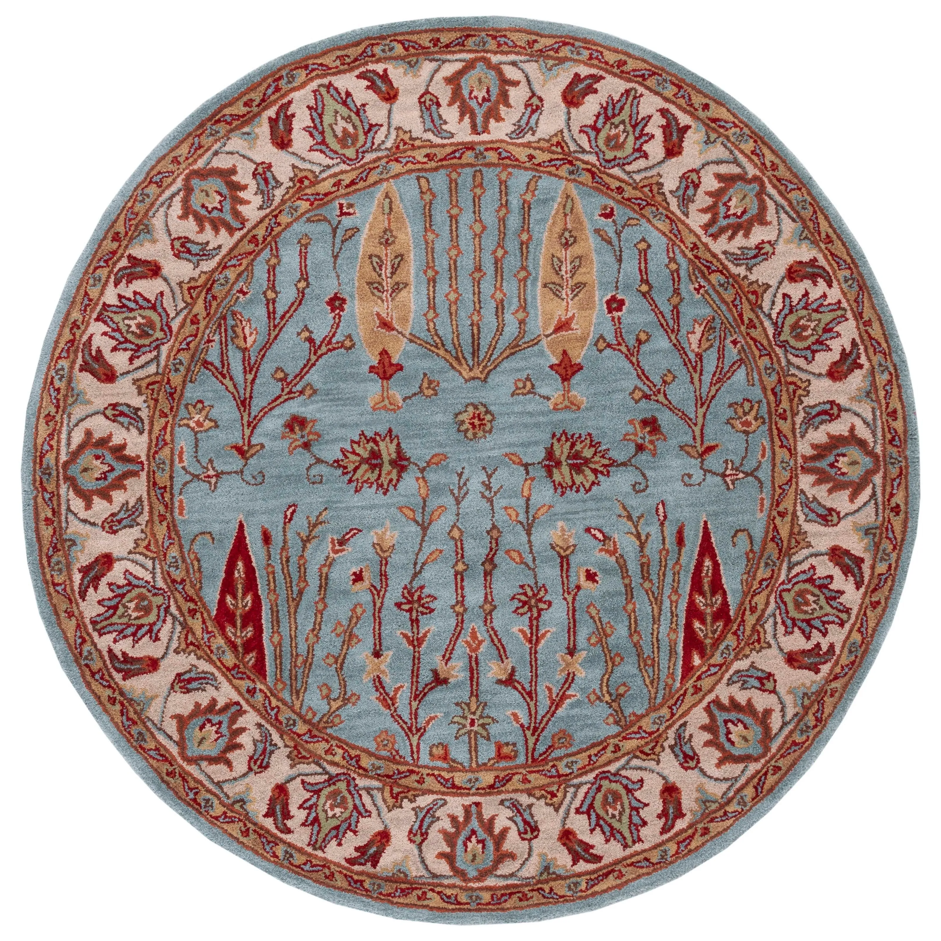 SAFAVIEH Handmade Heritage Sweet Heart Traditional Oriental Wool Rug