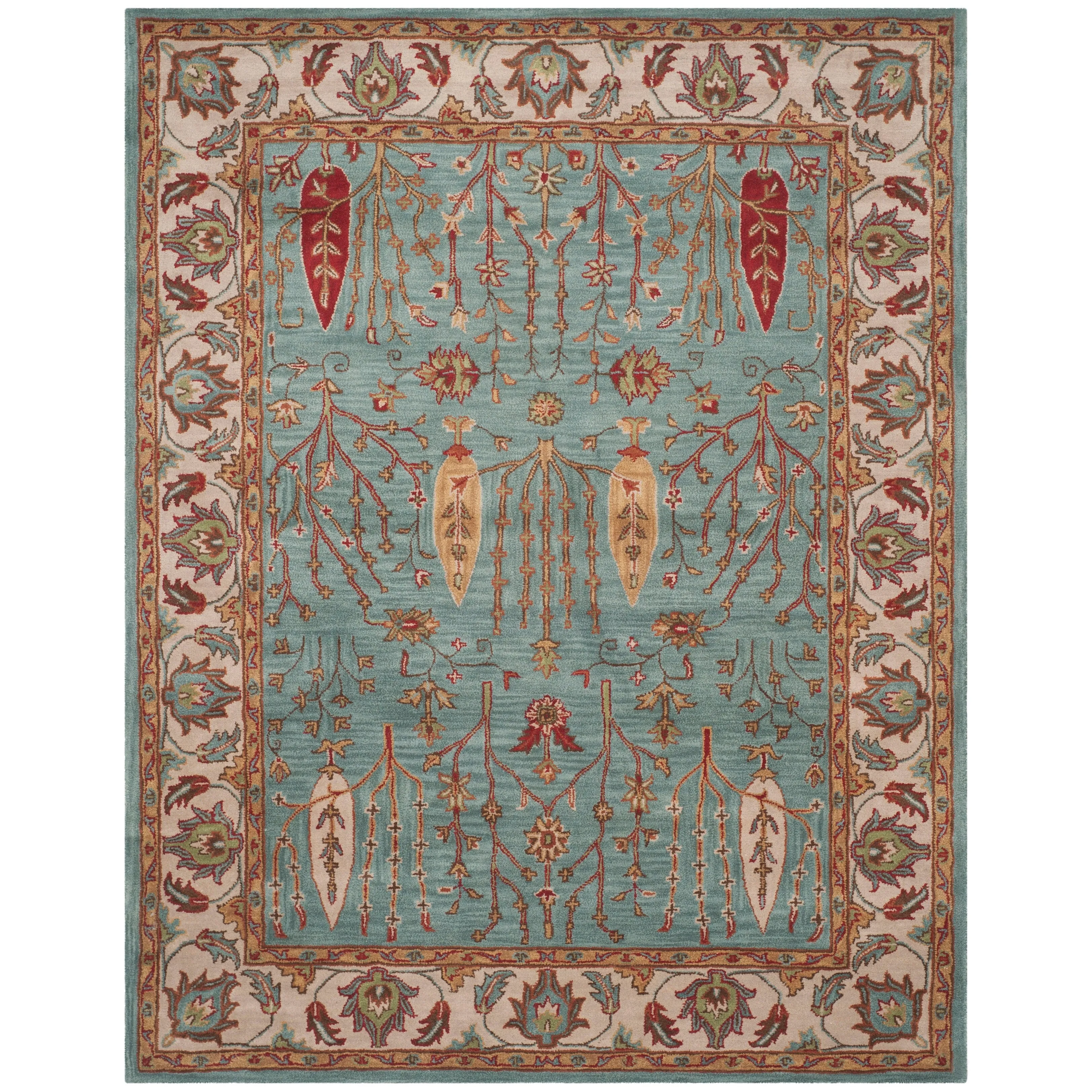 SAFAVIEH Handmade Heritage Sweet Heart Traditional Oriental Wool Rug