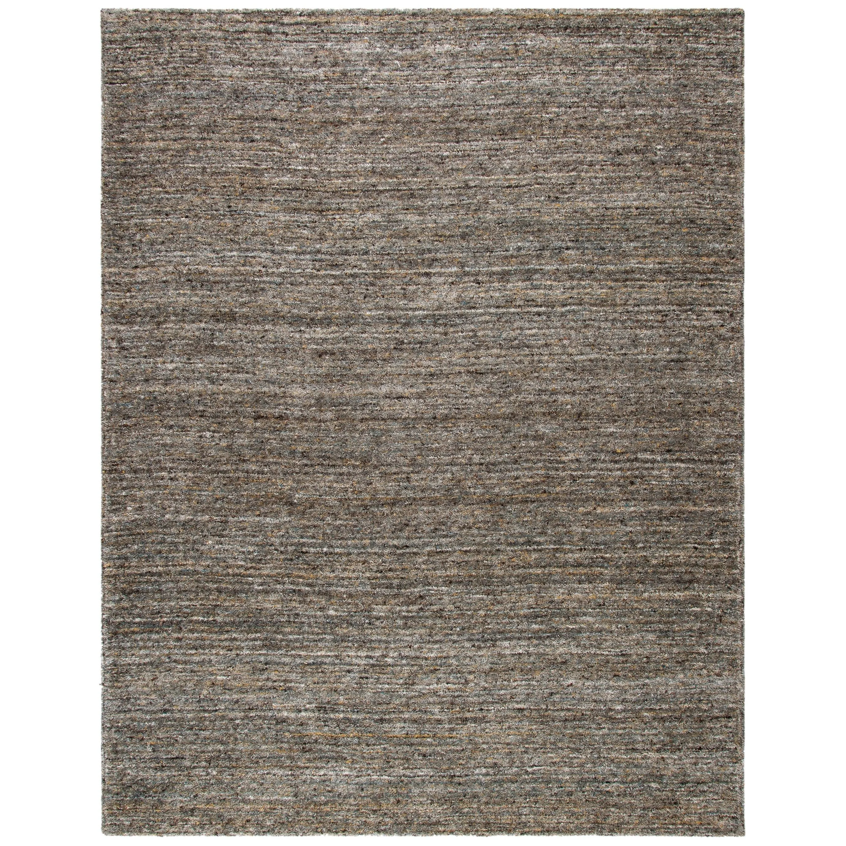 SAFAVIEH Handmade Himalaya Deco Frame & Contemporary Solid Ivory Wool