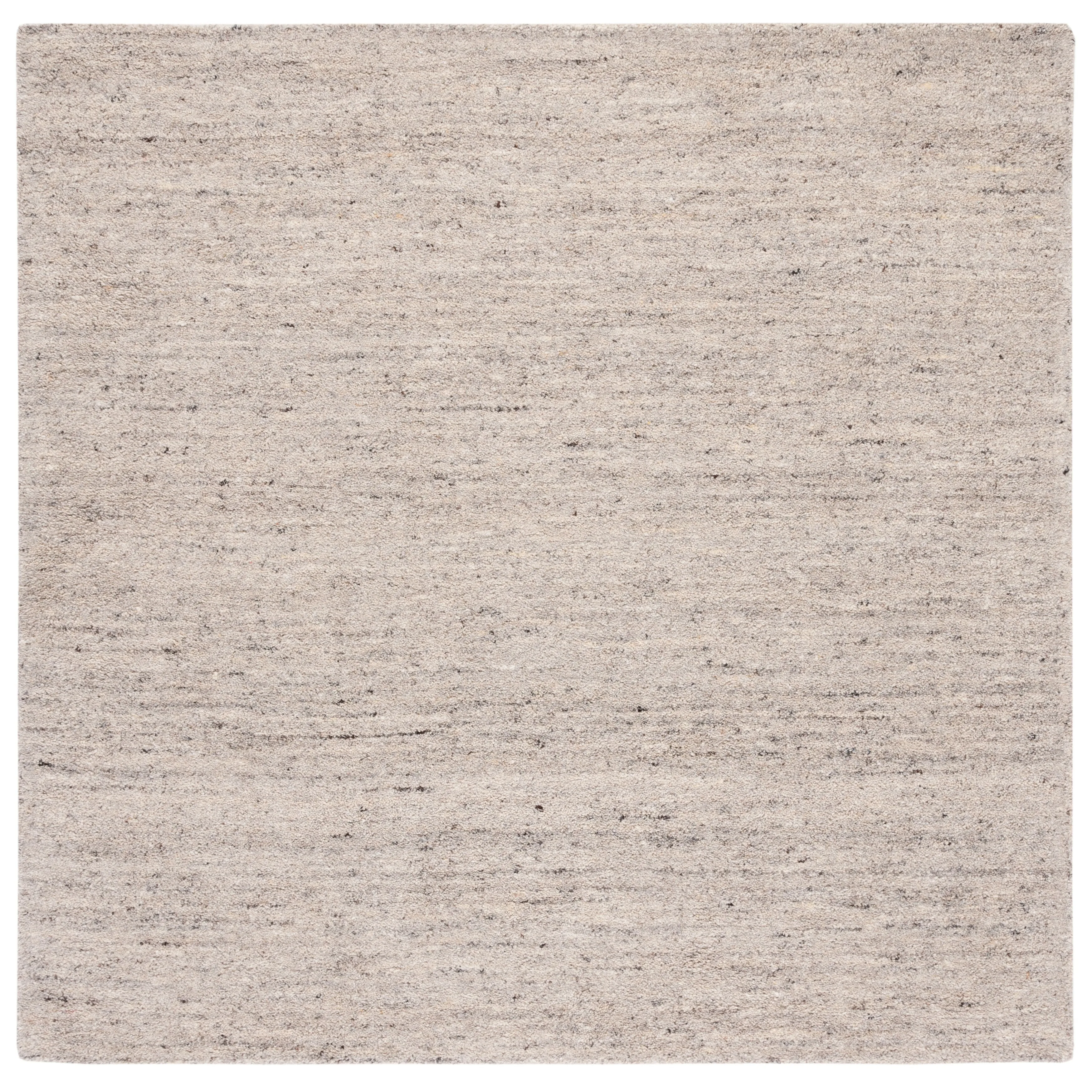 SAFAVIEH Handmade Himalaya Deco Frame & Contemporary Solid Ivory Wool