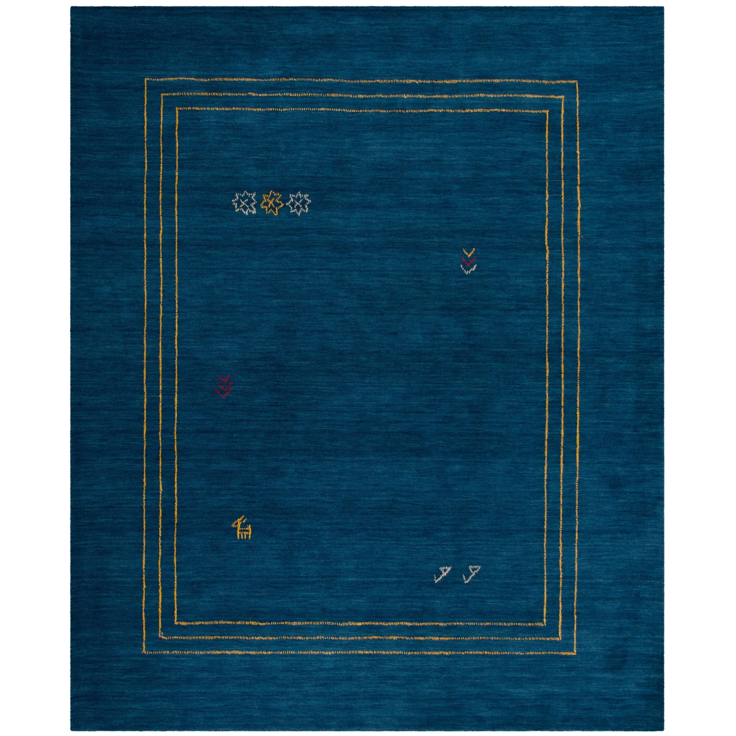 SAFAVIEH Handmade Himalaya Dreamy Floral Modern Hand-spun Wool Rug