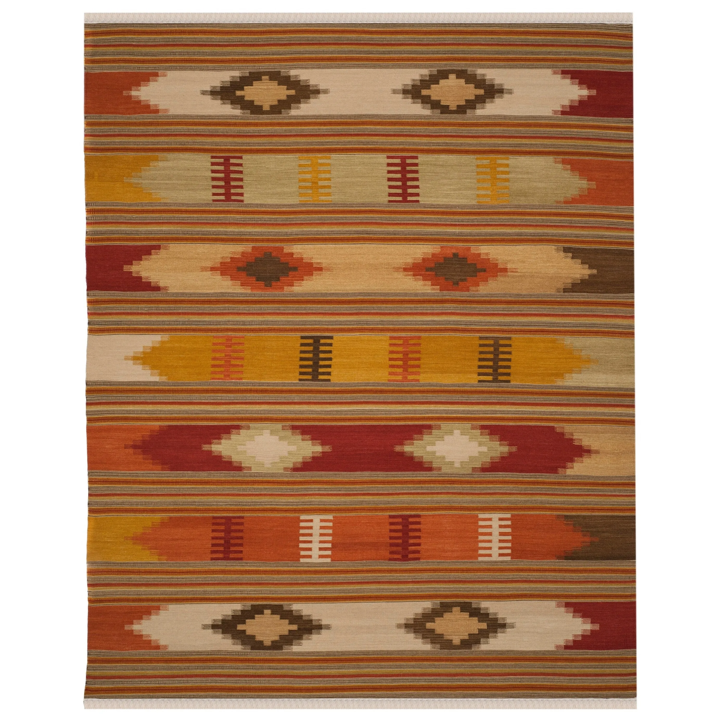 SAFAVIEH Handmade Kilim Johana Vinciane Casual Tribal Wool Rug