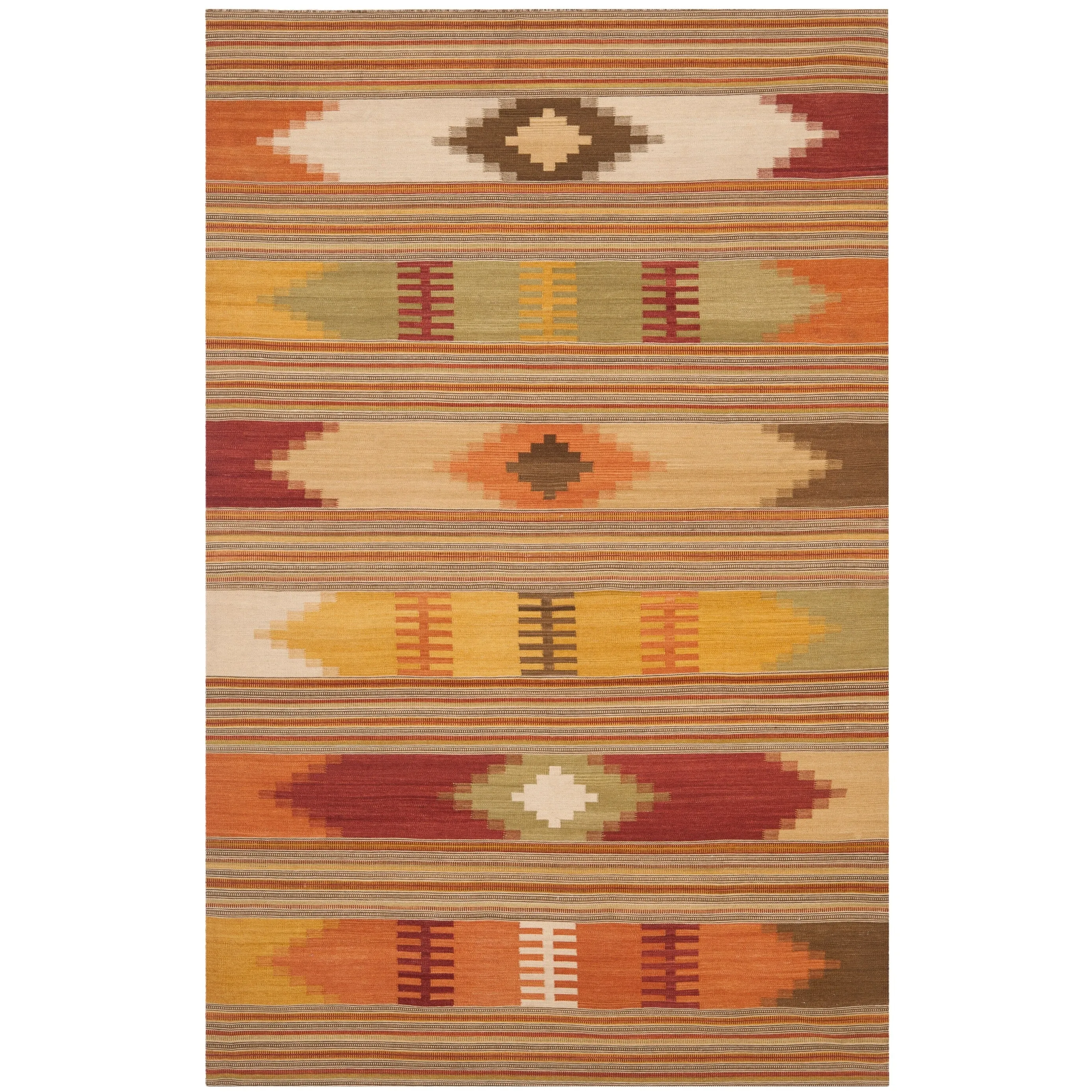 SAFAVIEH Handmade Kilim Johana Vinciane Casual Tribal Wool Rug