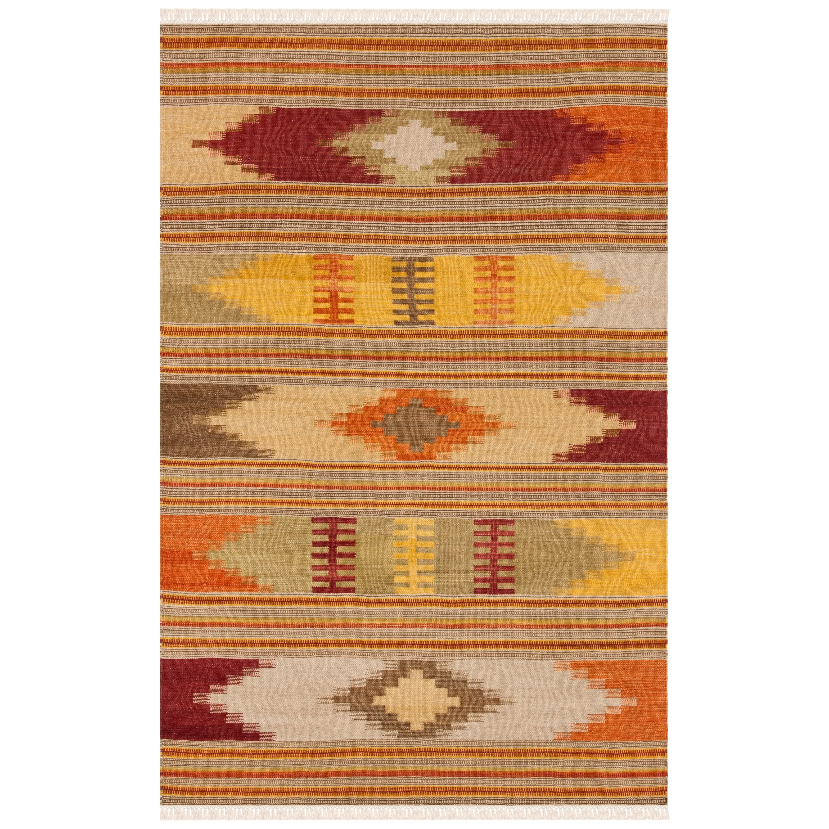 SAFAVIEH Handmade Kilim Johana Vinciane Casual Tribal Wool Rug