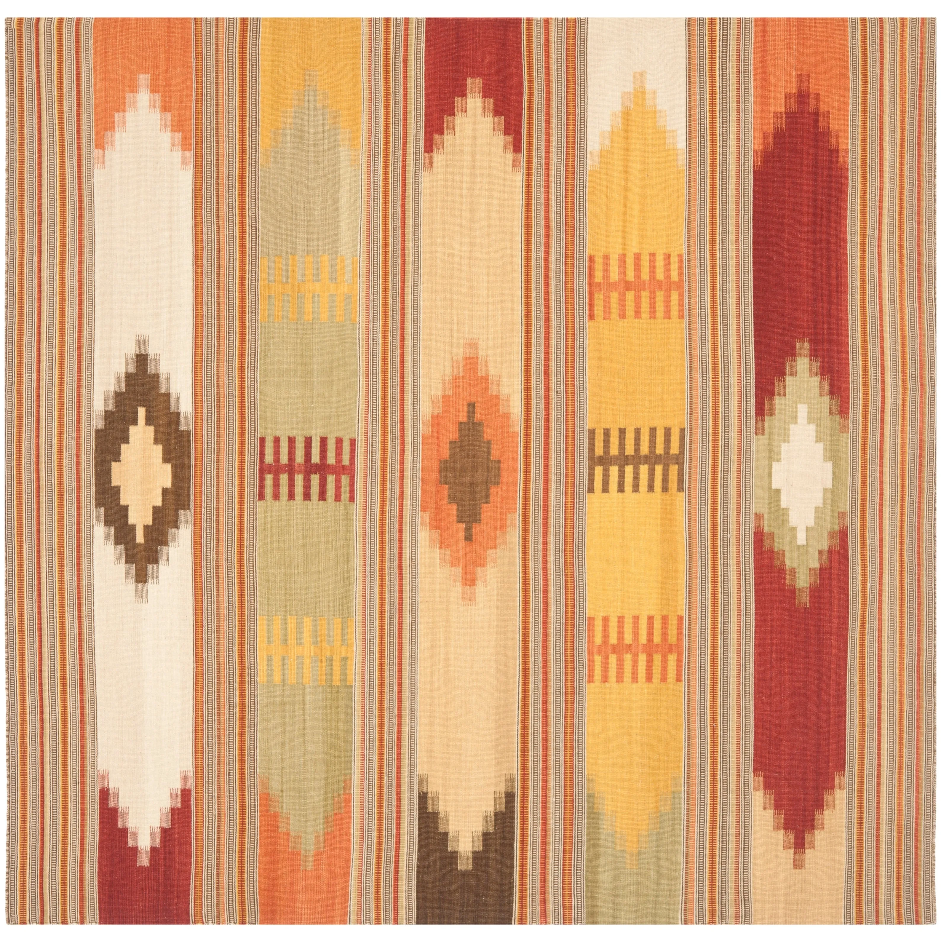 SAFAVIEH Handmade Kilim Johana Vinciane Casual Tribal Wool Rug