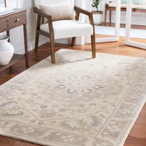 SAFAVIEH Handmade Metro Jurrina Oriental Wool Rug - Ivory/Beige - 8' x 10'