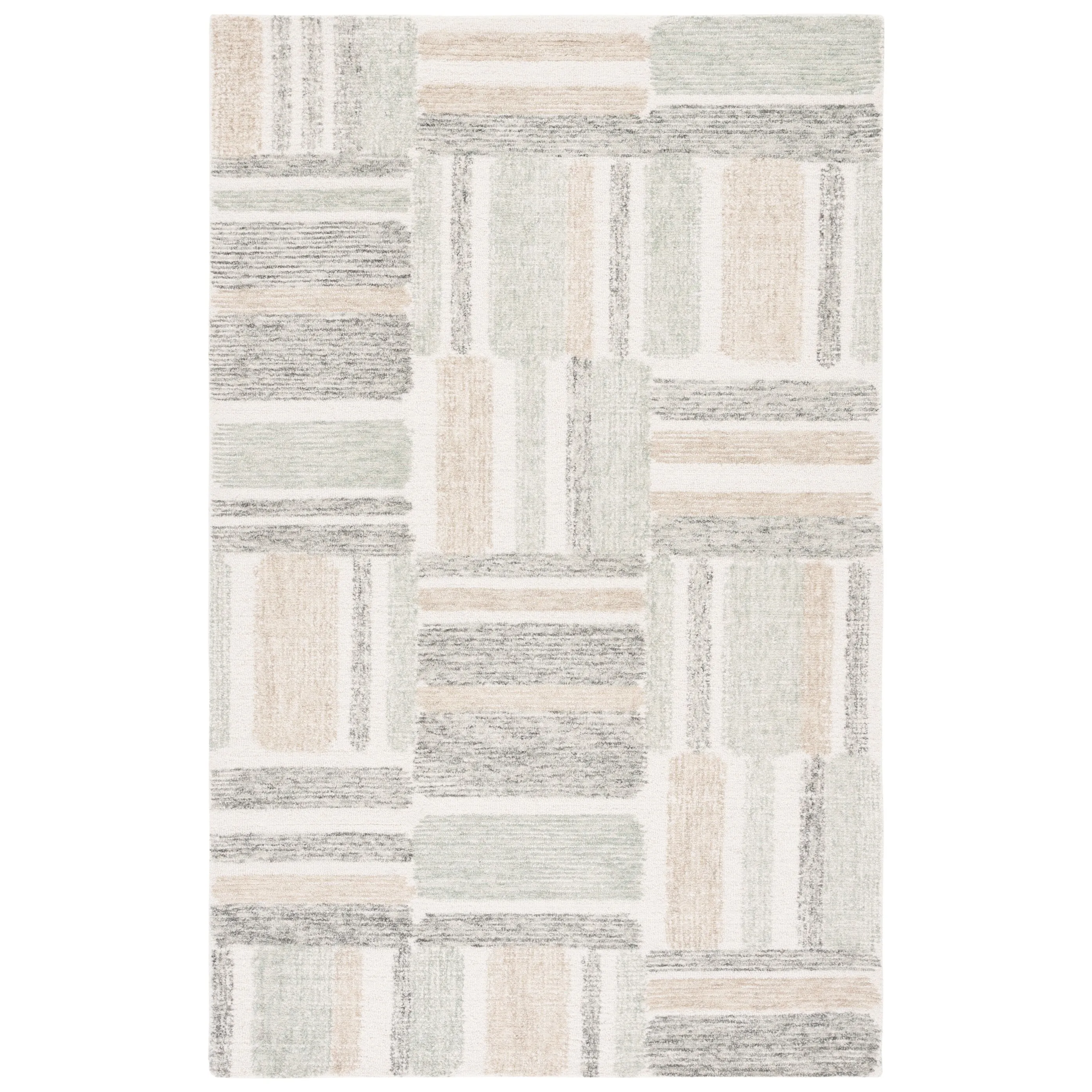 SAFAVIEH Handmade Micro-Loop Belle Modern Wool Rug
