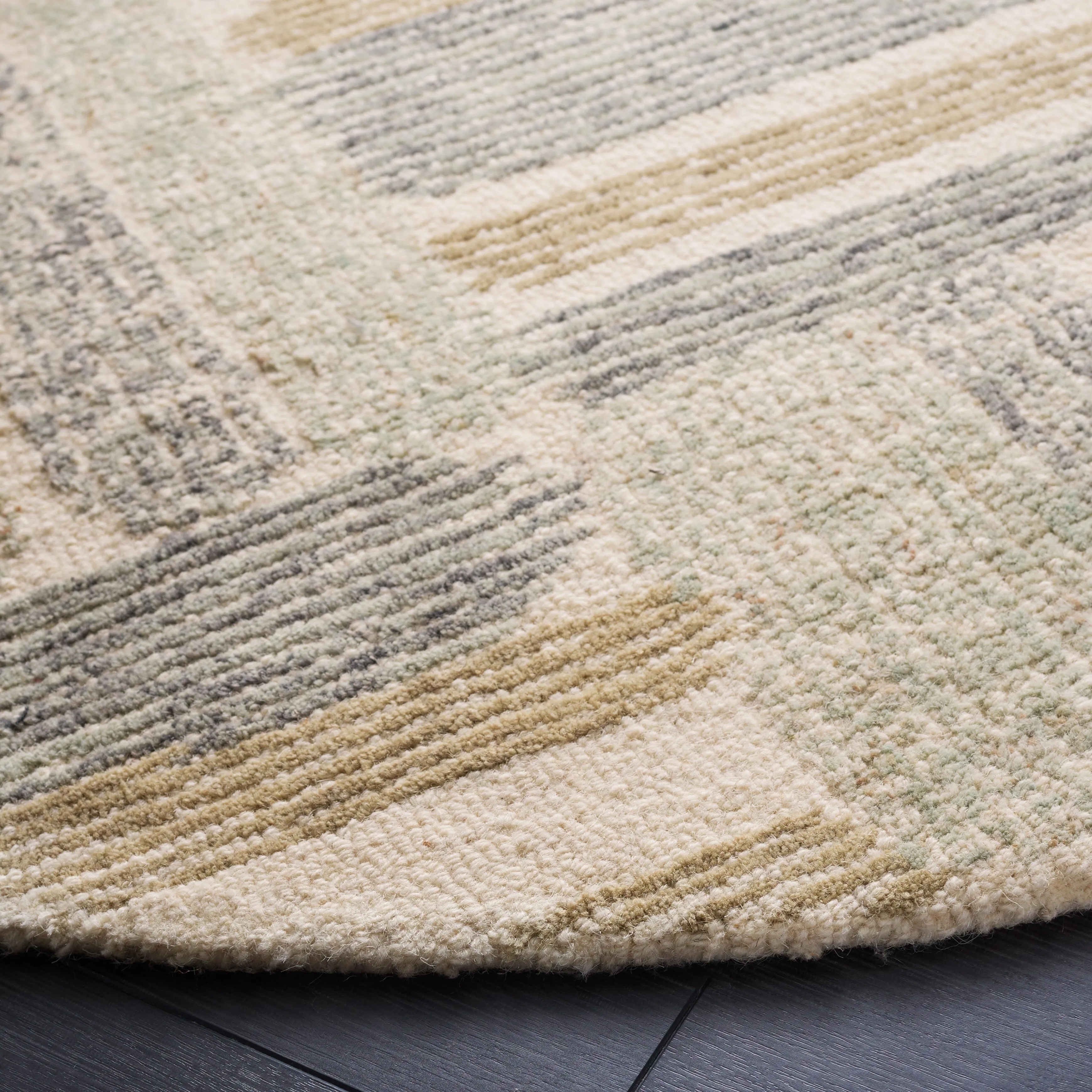 SAFAVIEH Handmade Micro-Loop Belle Modern Wool Rug