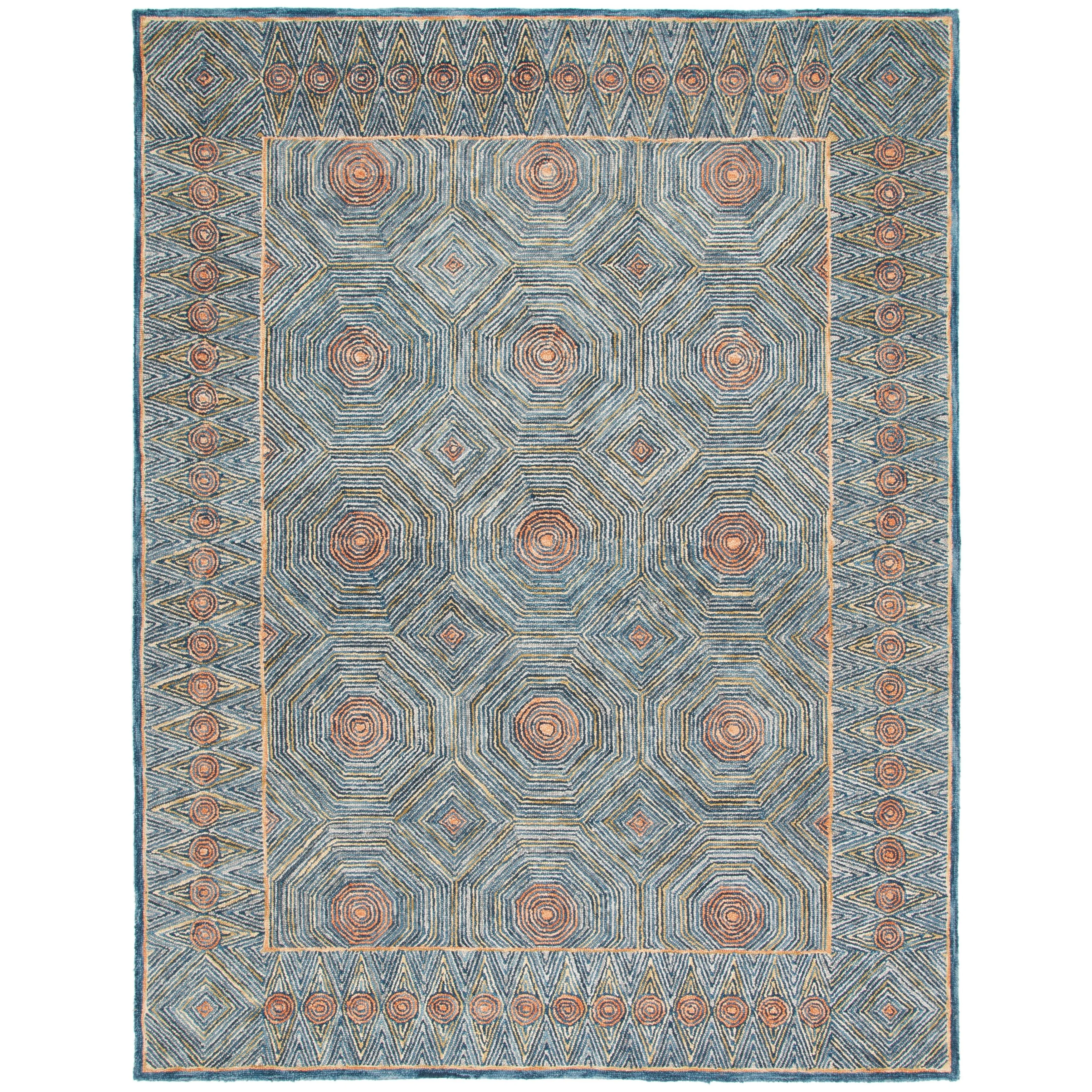 SAFAVIEH Handmade Micro-Loop Hiltrud Modern Wool Rug